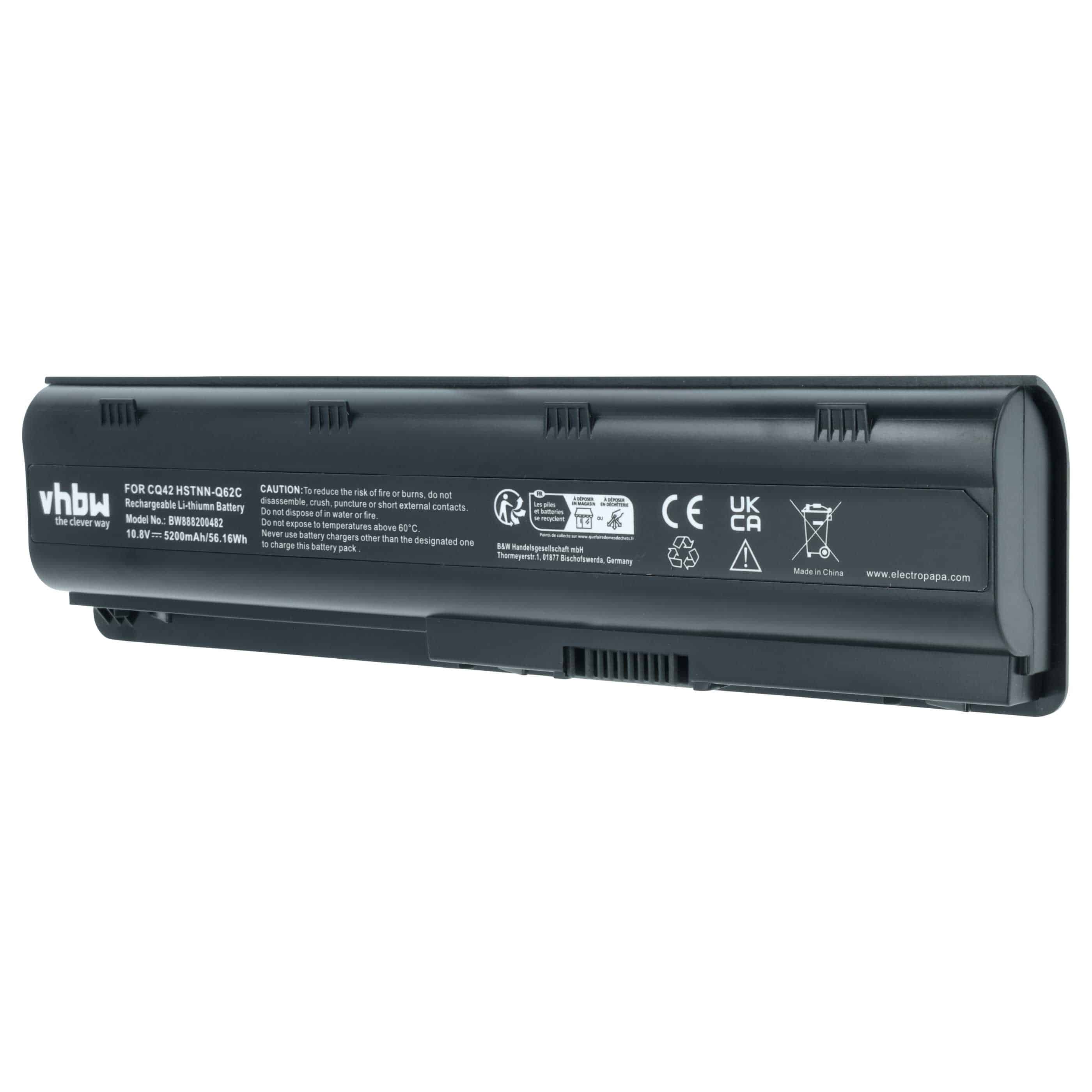Notebook-Akku passend für HP Pavilion dv7-xxxx - 5200mAh 10,8V Li-Ion, schwarz