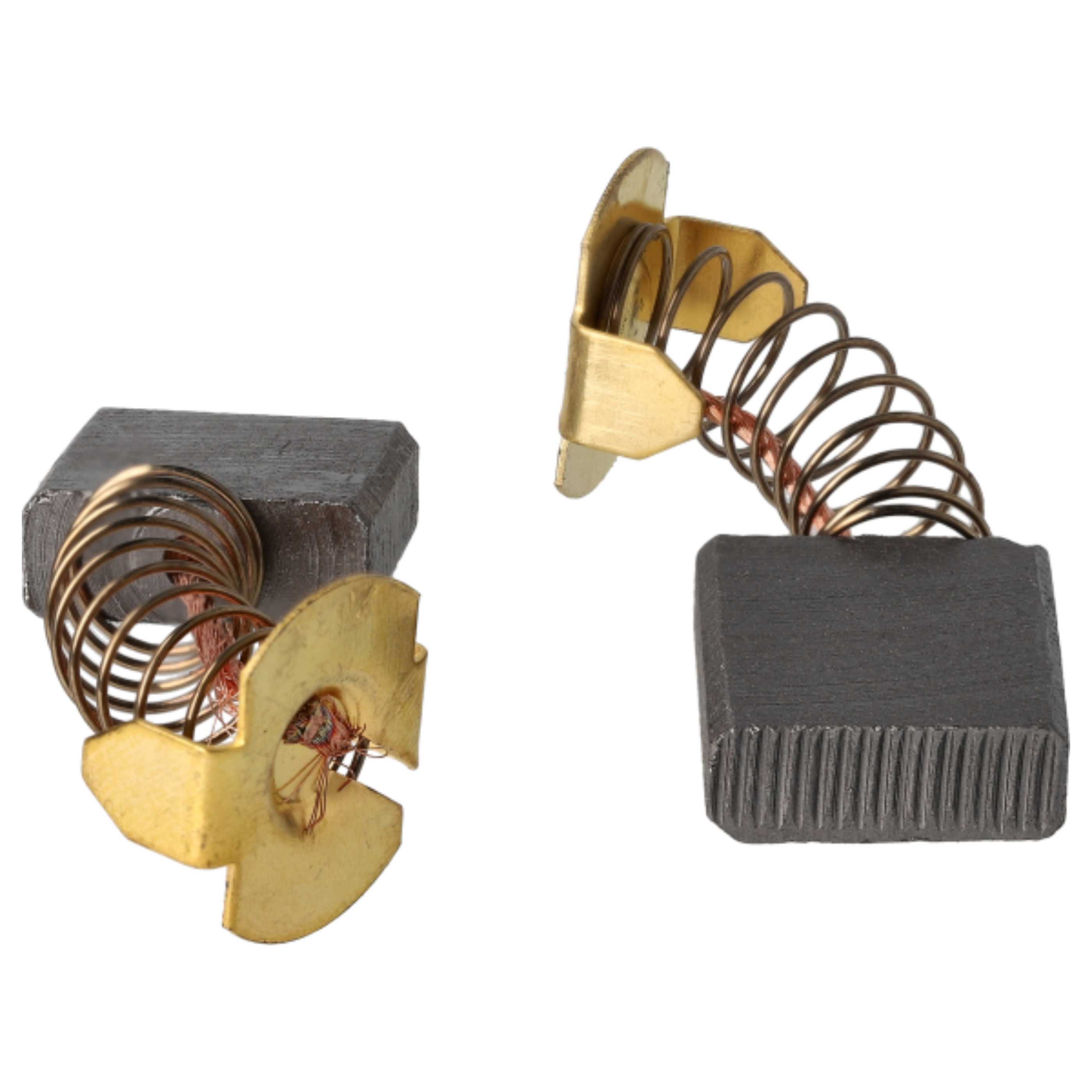 2 Carbon Brushes For Makita Angle Grinders & Tools - Fits CB204, GA9012C, GA9020R, GA9030R, GA9050R