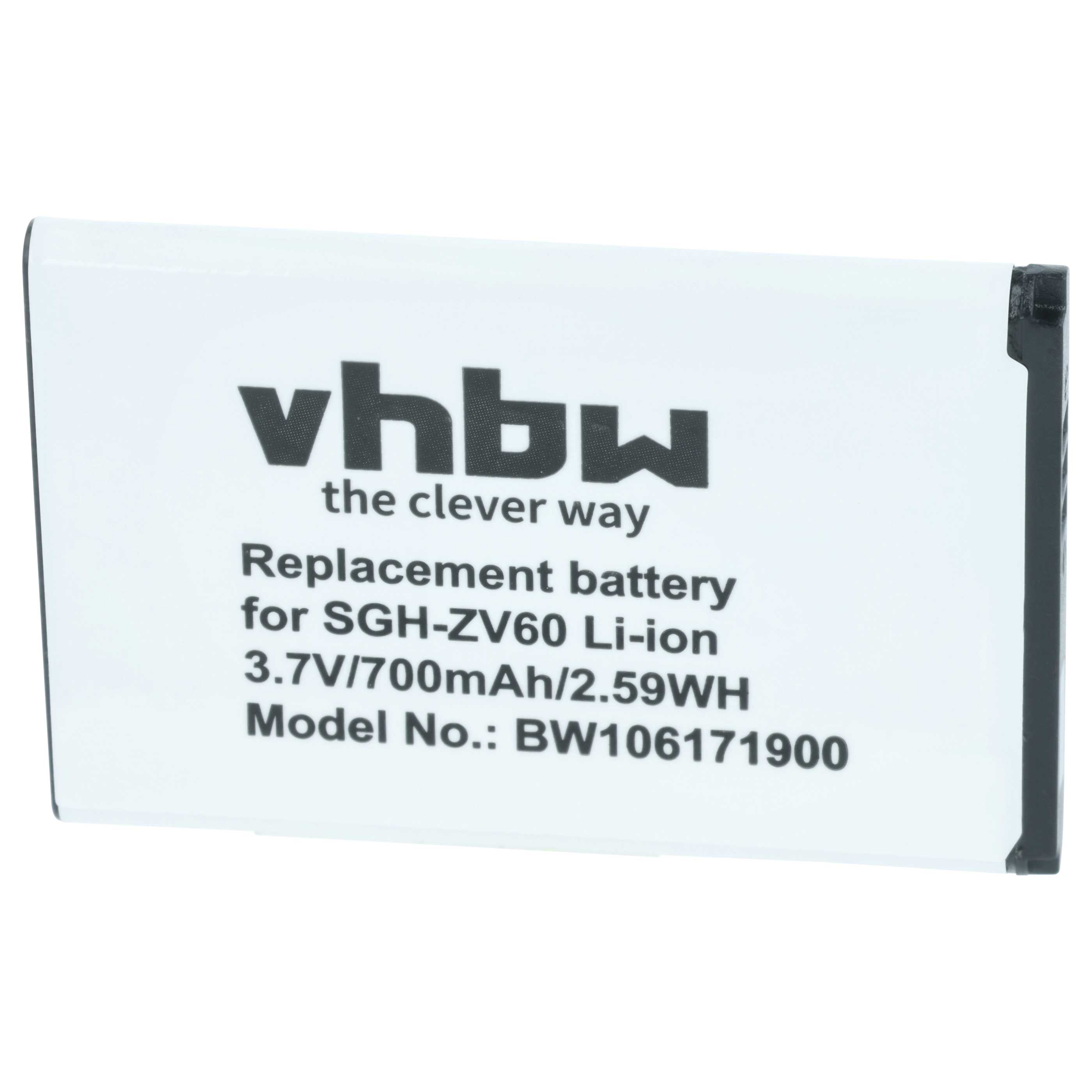 Akumulator do telefonu smartfona zamiennik Samsung AB463651BABSTD, AB463651BA - 700 mAh 3,7 V Li-Ion