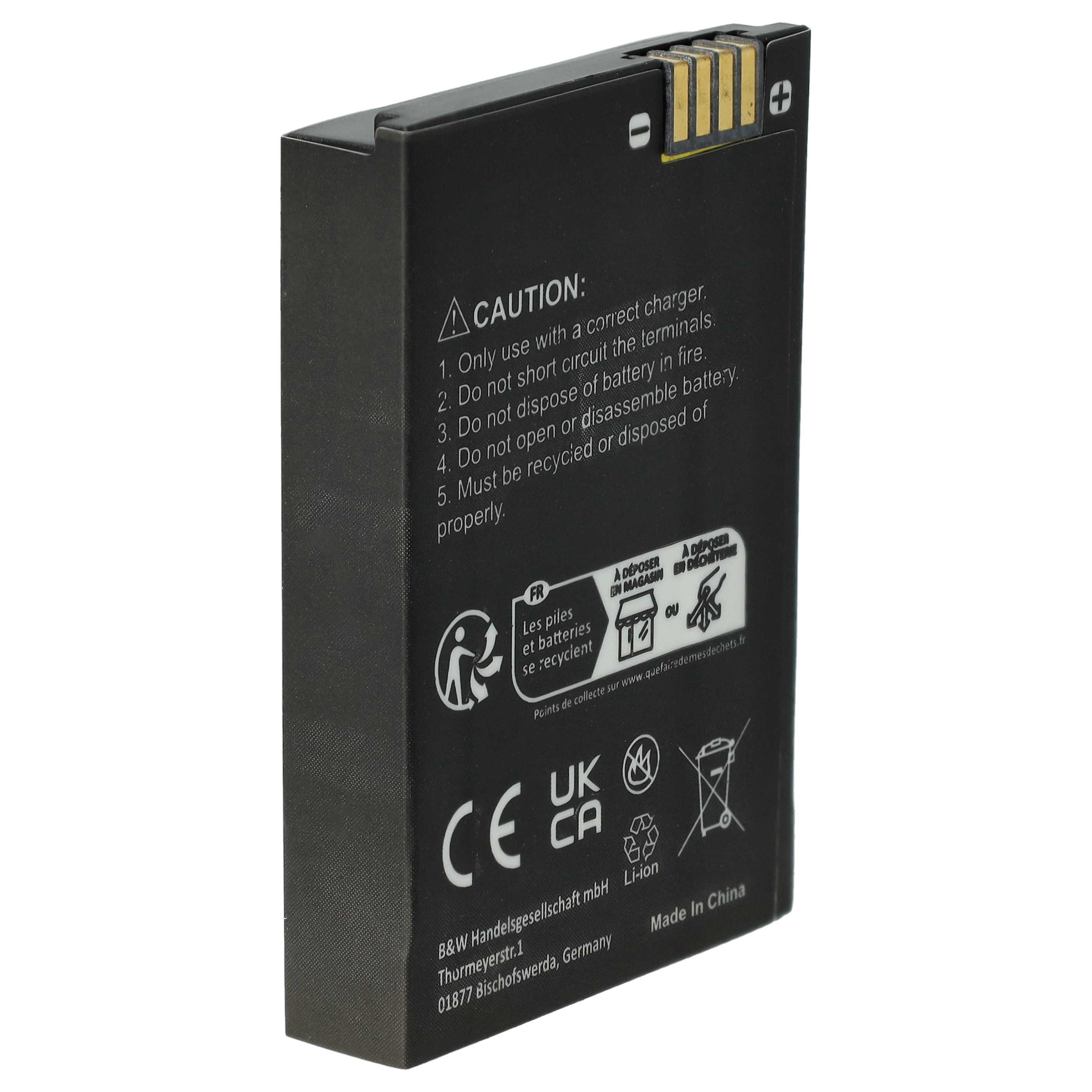 Akku als Ersatz für Motorola BT90, HKNN4013A, HKLN4440B, BT110, HKNN4013B für Funkgerät - 1800mAh 3,7V Li-Ion