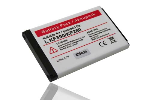 Batterie remplace LG IP-430G pour téléphone portable - 700mAh, 3,7V, Li-ion