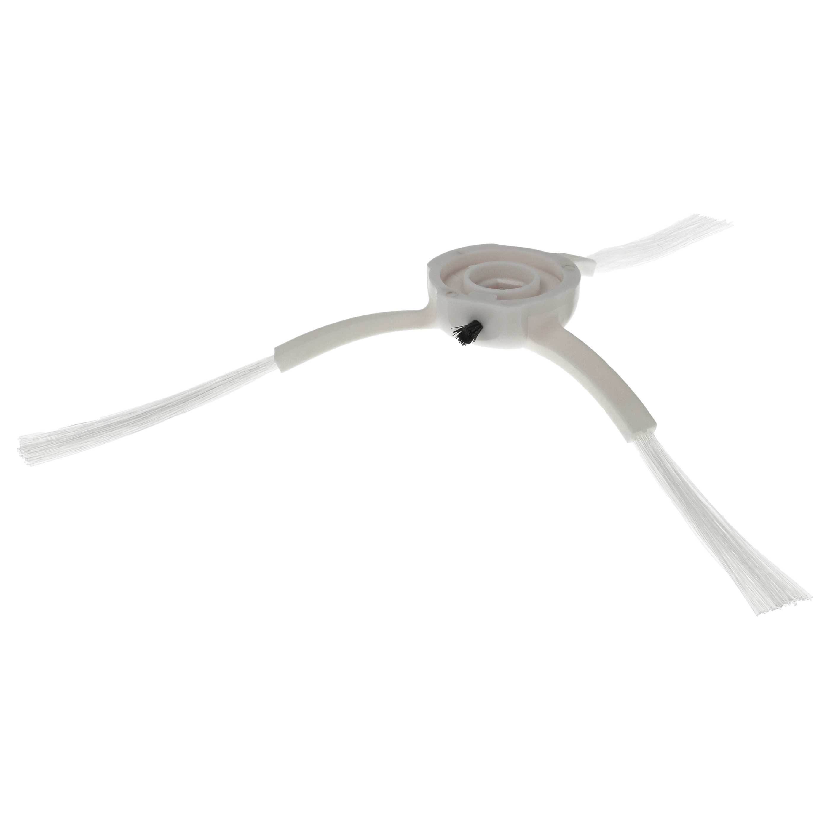 2x Side Brush suitable for Proscenic M8 Pro Robot Vacuum Cleaner - 3-armed, white