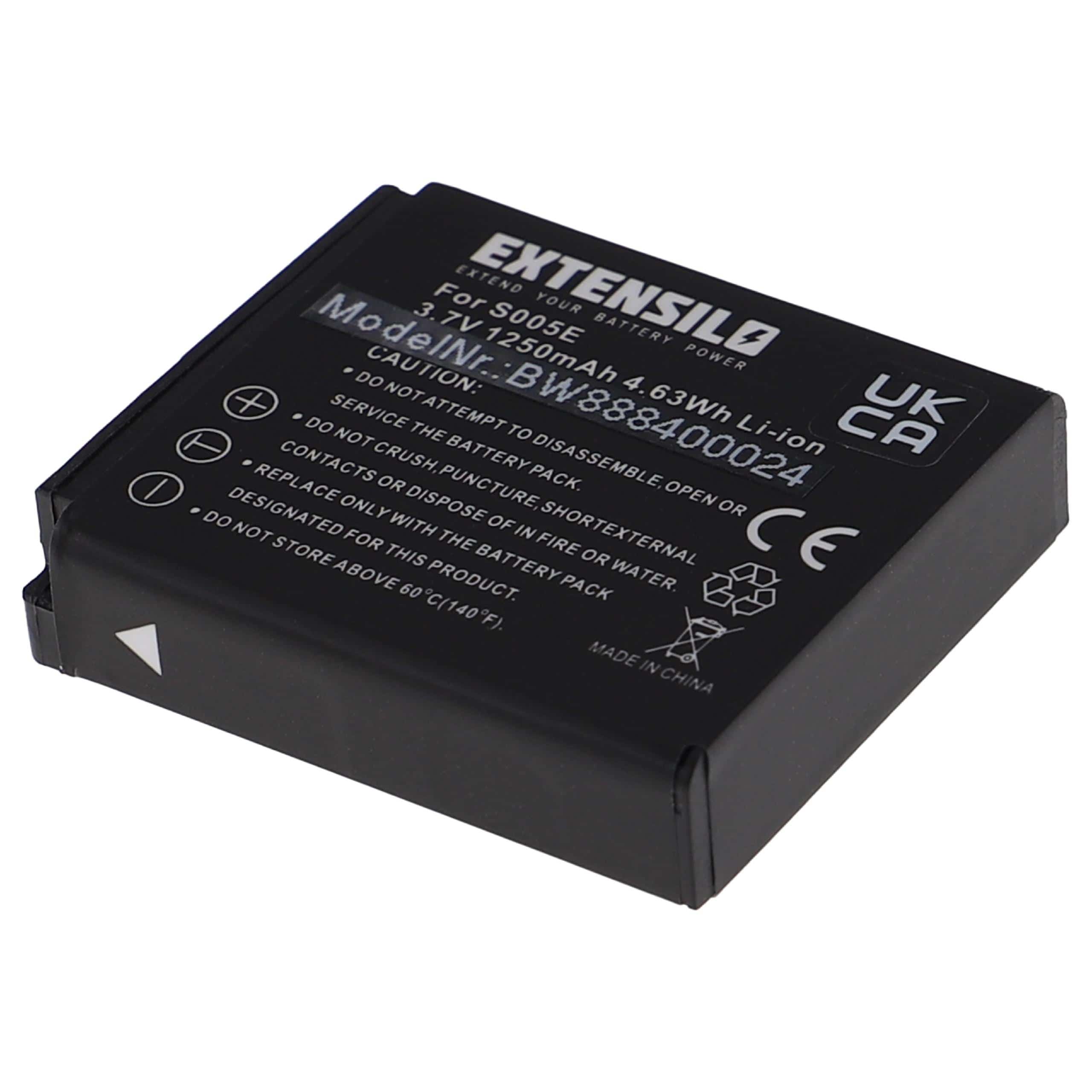 Battery Replacement for Fuji / Fujifilm NP-70 - 1250mAh, 3.7V, Li-Ion