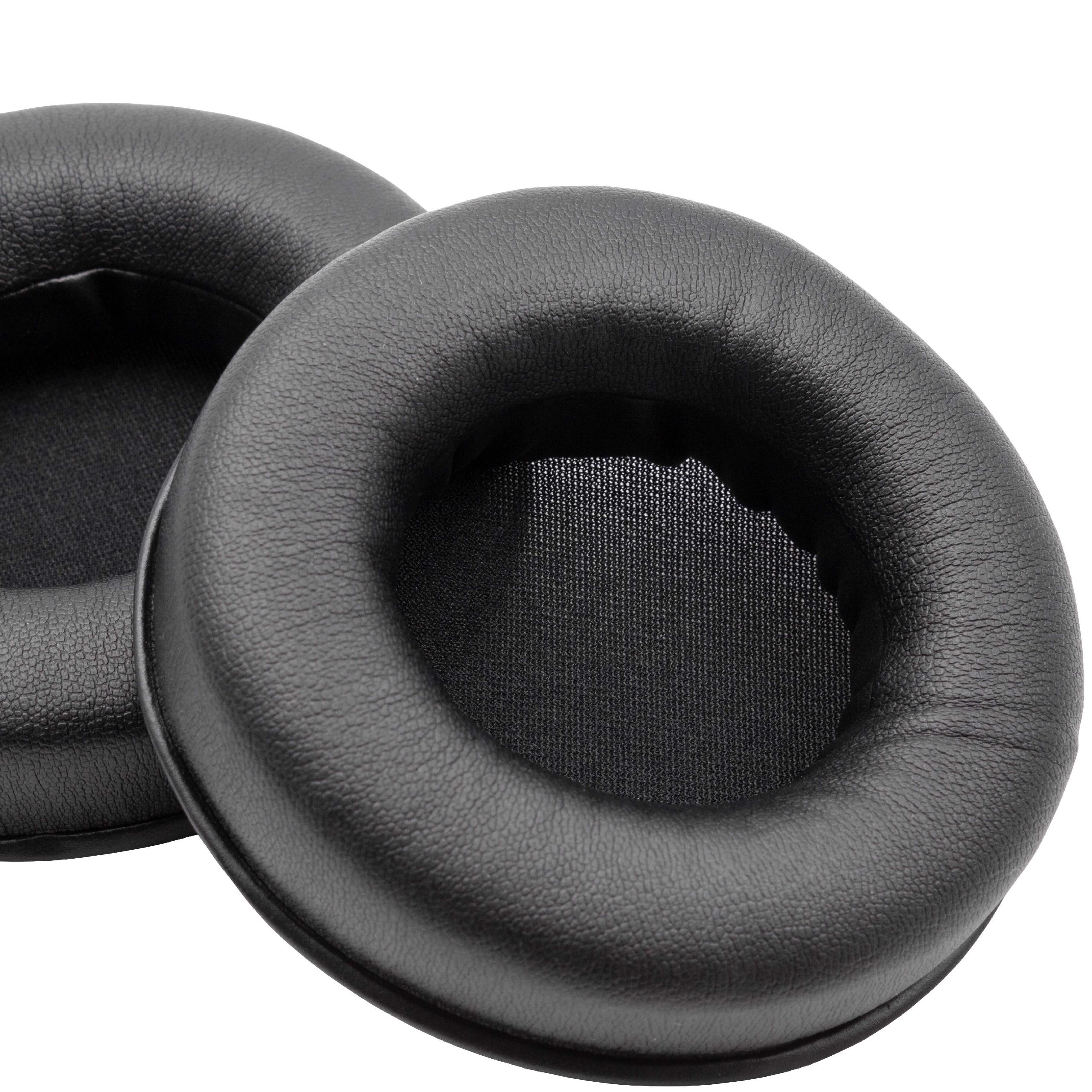 Ohrenpolster passend für Razer Kraken Kopfhörer u.a. - Polyurethan / Schaumstoff, 8,7 cm Außendurchmesser, 20 