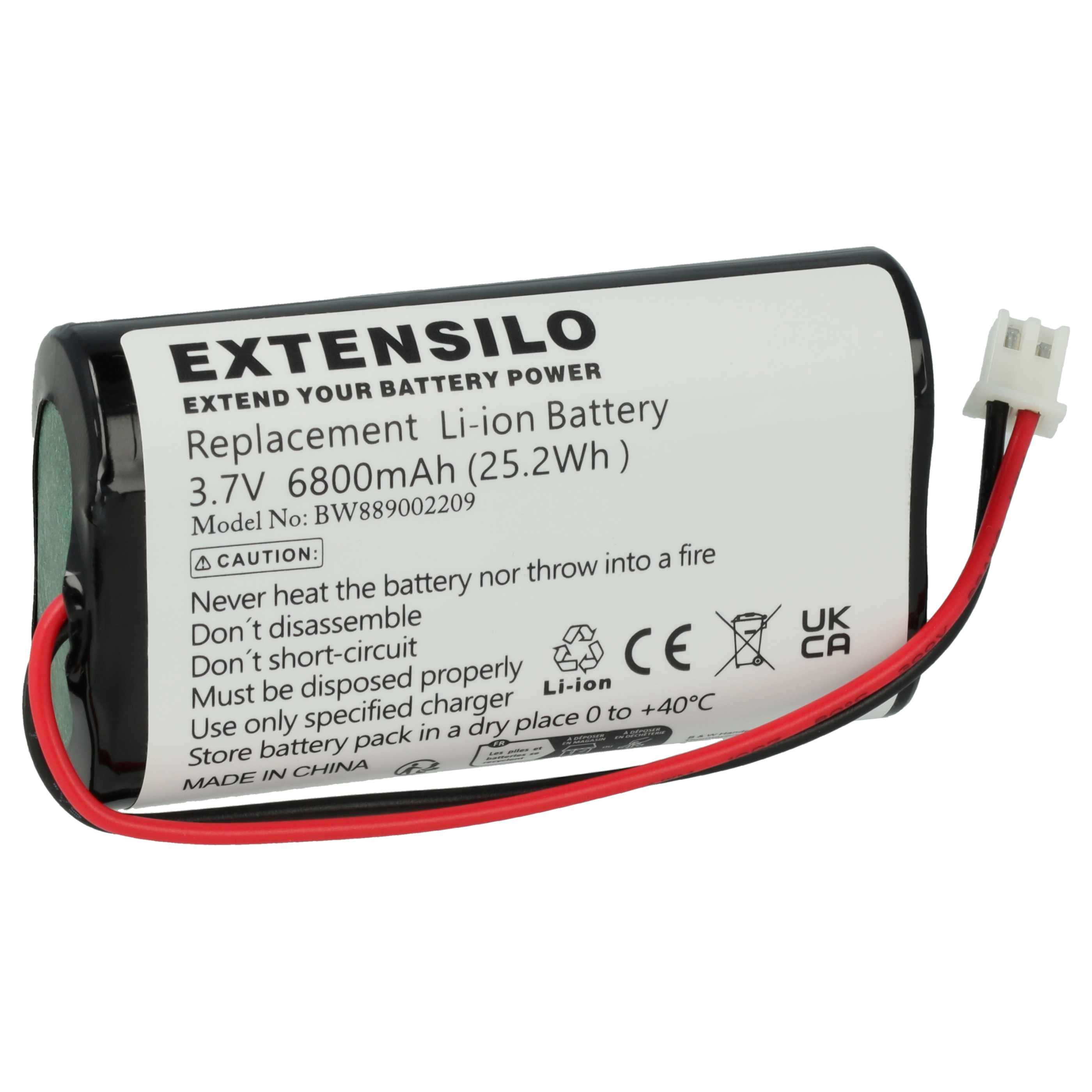 Akumulator do Sigor Nuindie, Numotion, Villeroy & Boch Seoul 2.0, Zafferano Poldina - 6800 mAh 3,7 V Li-Ion