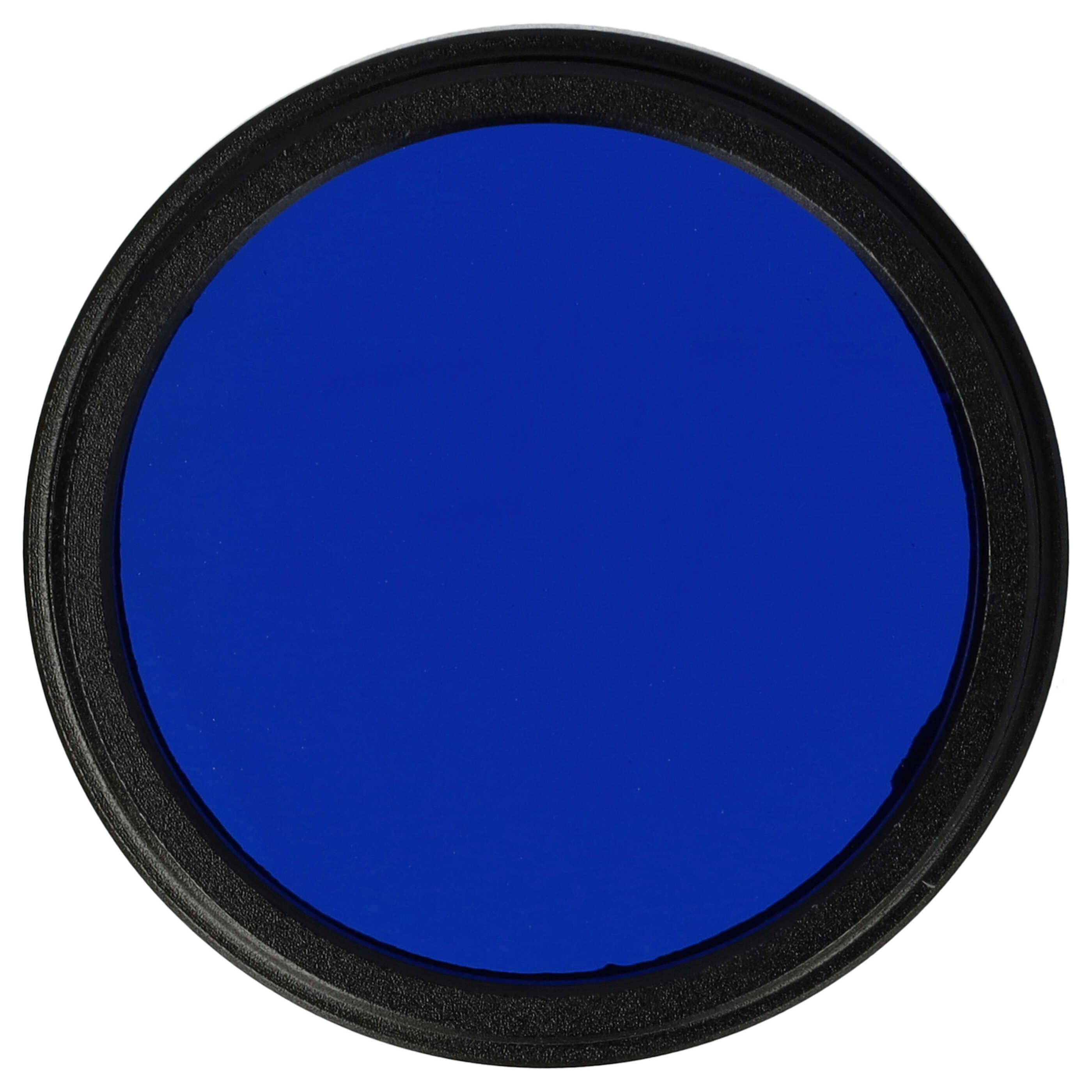 Farbfilter blau passend für Kamera Objektive mit 37 mm Filtergewinde - Blaufilter