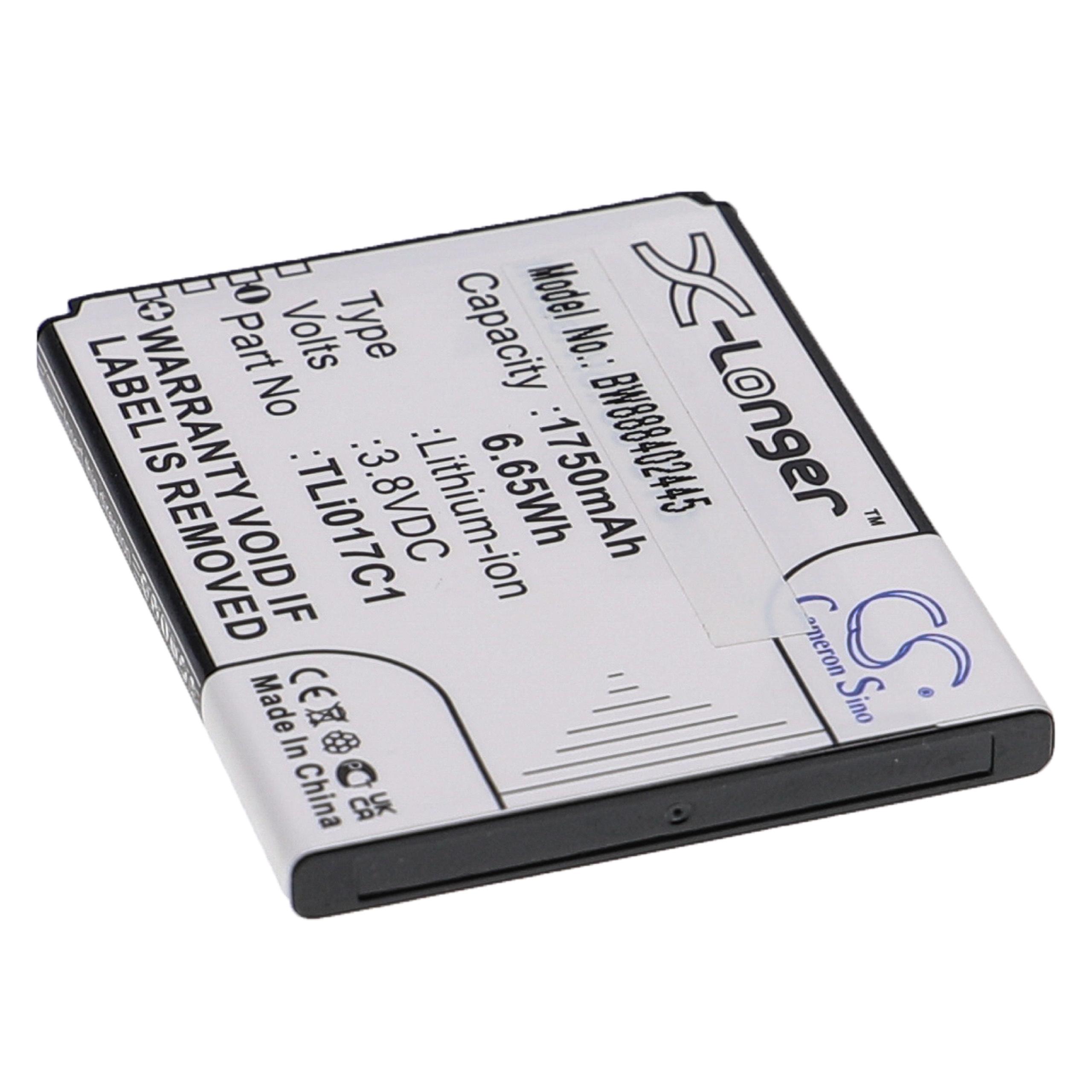 Batteria sostituisce Alcatel TLi017D1, TLi017C1 per cellulare per anziani TCL - 1750mAh 3,8V Li-Ion