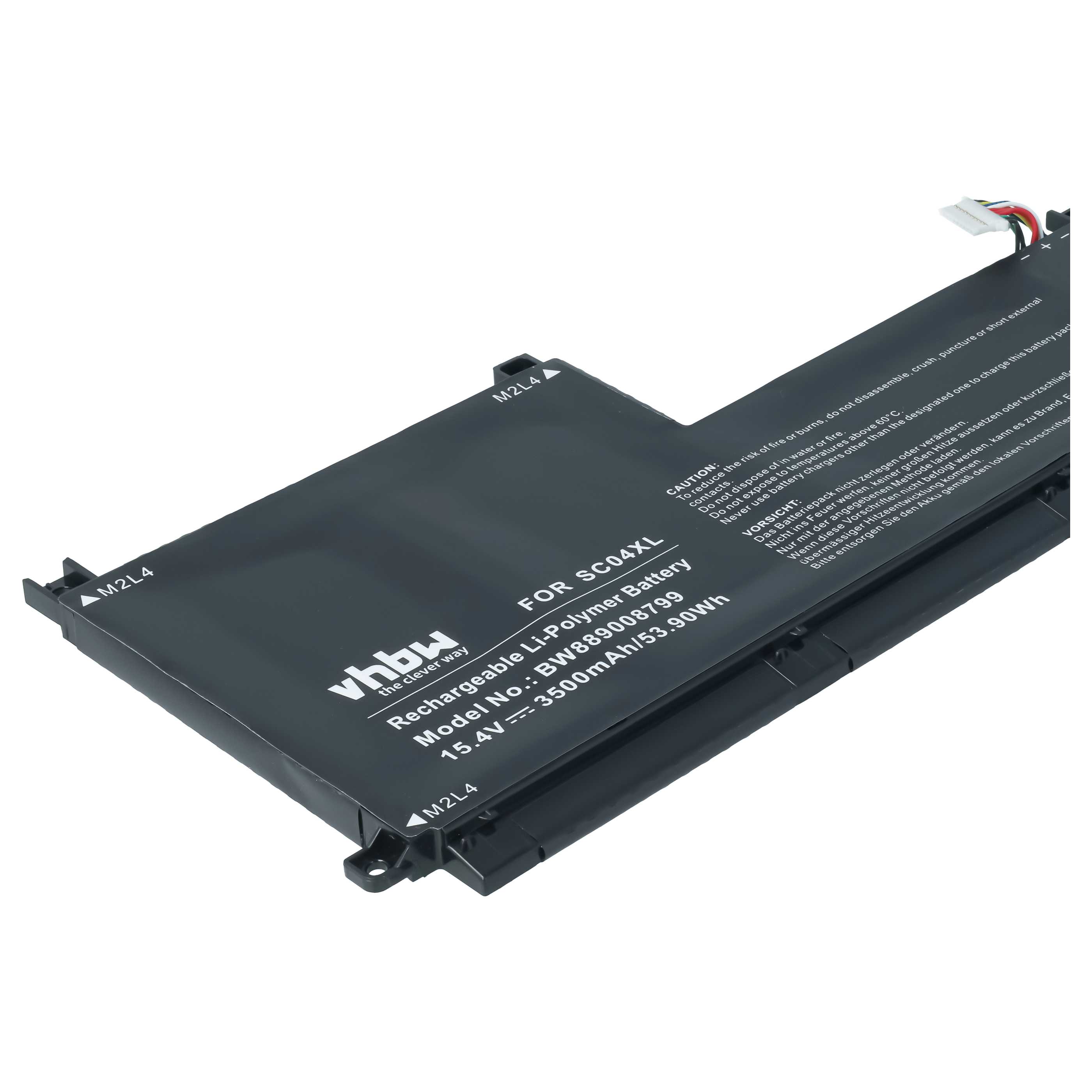 Notebook Battery replaces HP SC04XL, SC04063XL, M08254-1C1, HSTNN-IB9R - 3500 mAh 15.4 V Li-polymer