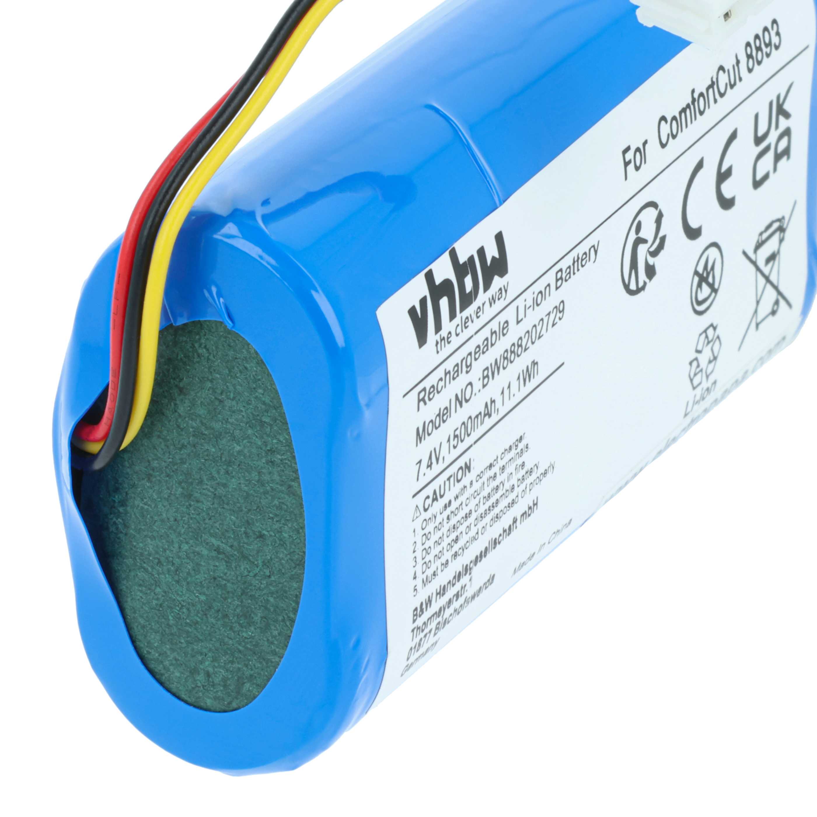 Battery replaces Gardena 08894-00 Electric Power Tool - 1500 mAh, 7.4 V, Li-Ion