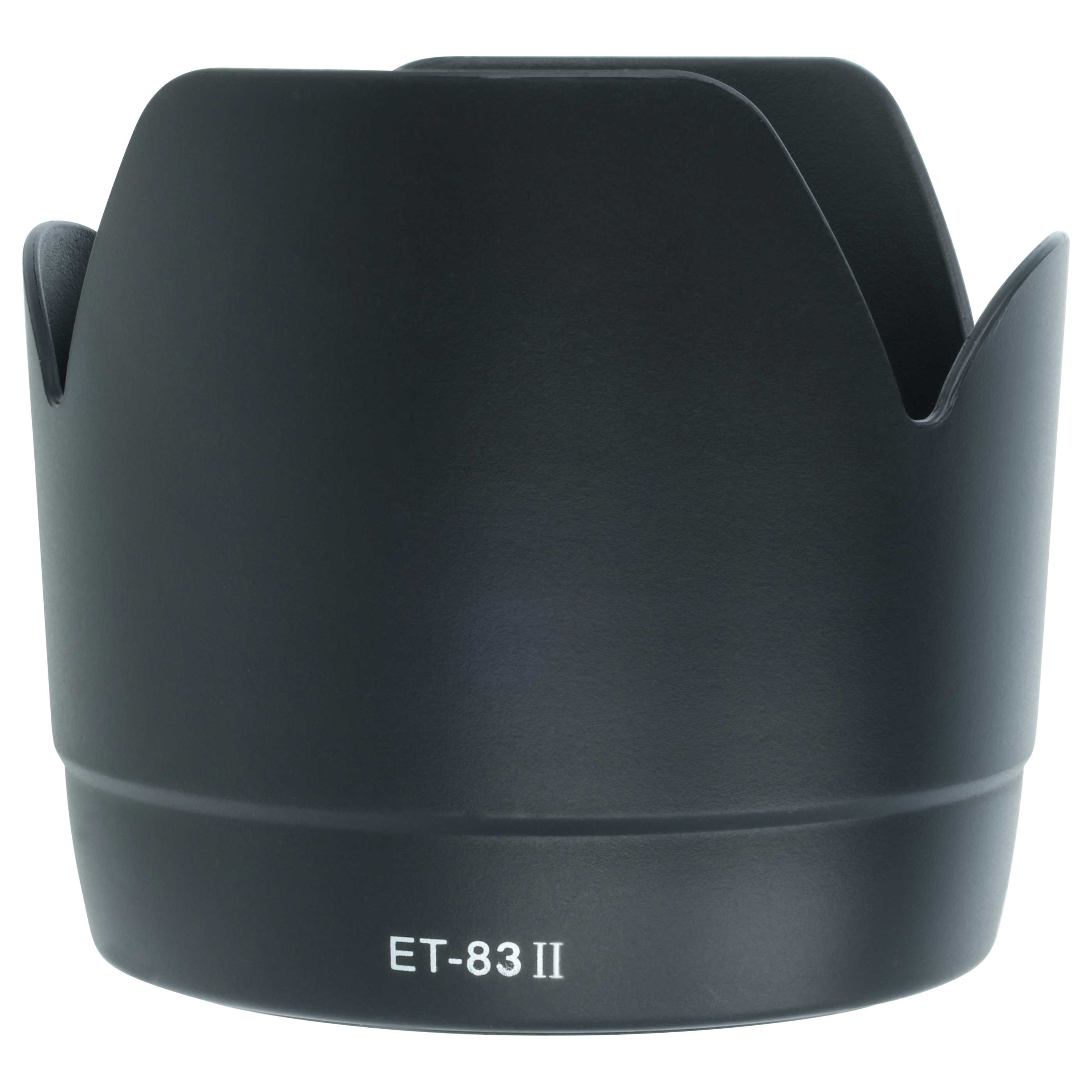 Lens Hood replaces Canon ET-83 II for Canon Lens with 77 mm Diameter, plastic, black