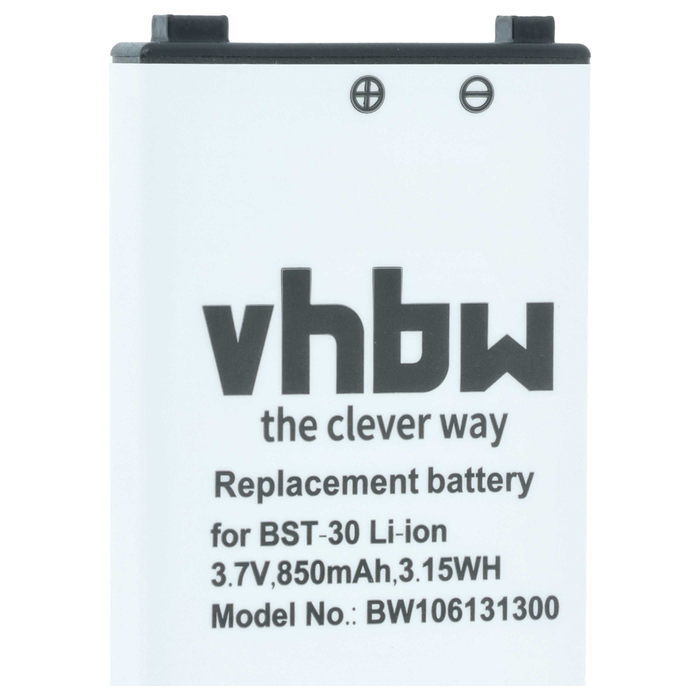 Akumulator do telefonu smartfona zamiennik Sony Ericsson DPY901300, BST-30 - 850 mAh 3,7 V Li-Ion