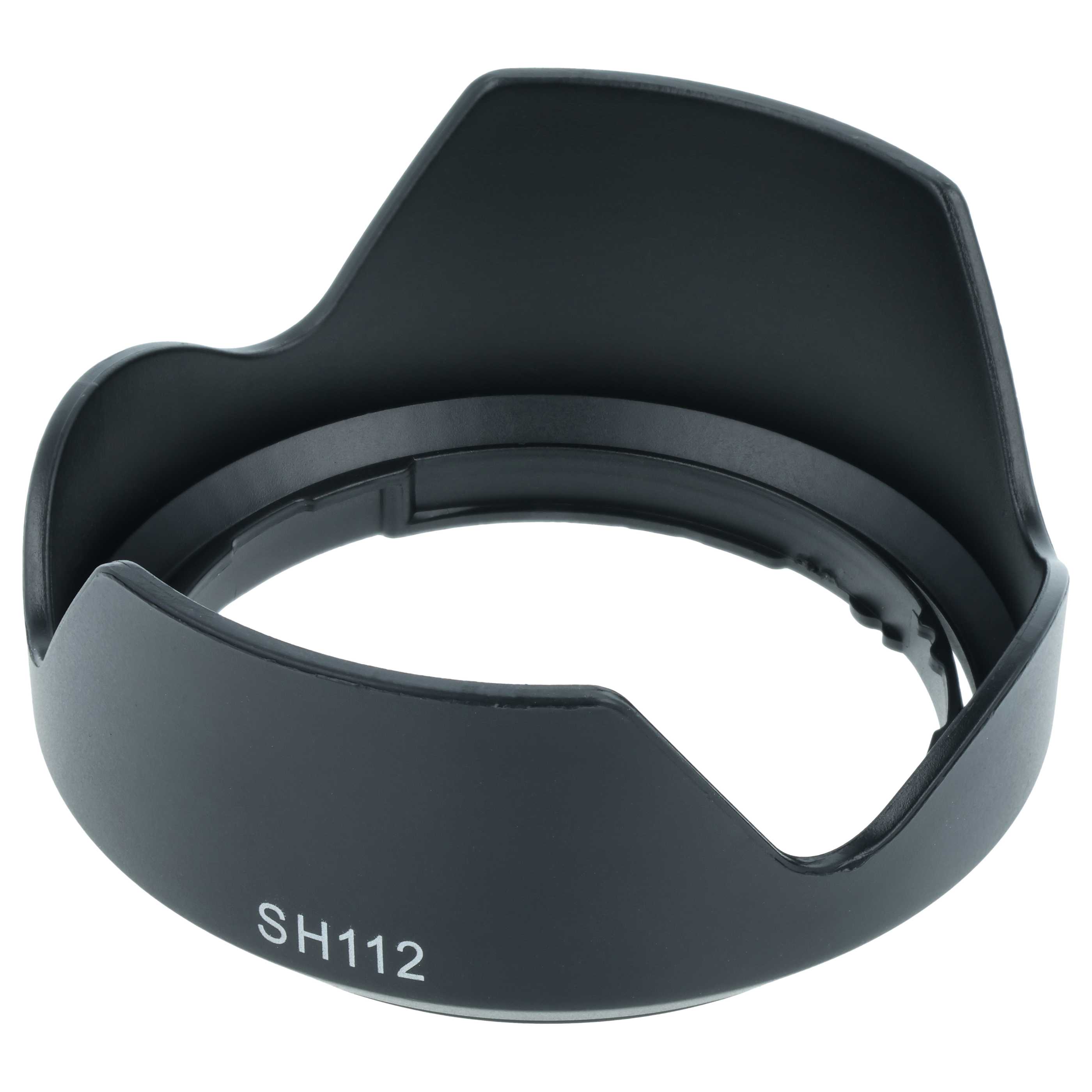 Lens Hood replaces Sony ALC-SH112 for Sony Lens with 49 mm Diameter, plastic, black