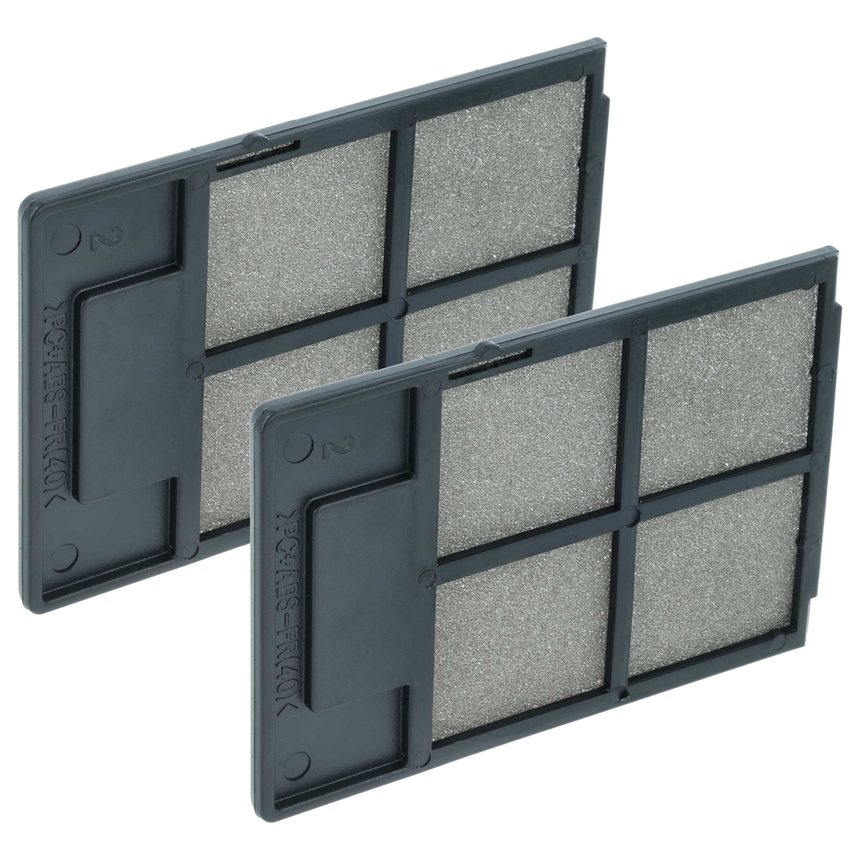 2x Filtre à air remplace Epson ELPAF13 pour vidéoprojecteur Epson - Remplacement 8,7 x 6,2 x 0,8 cm