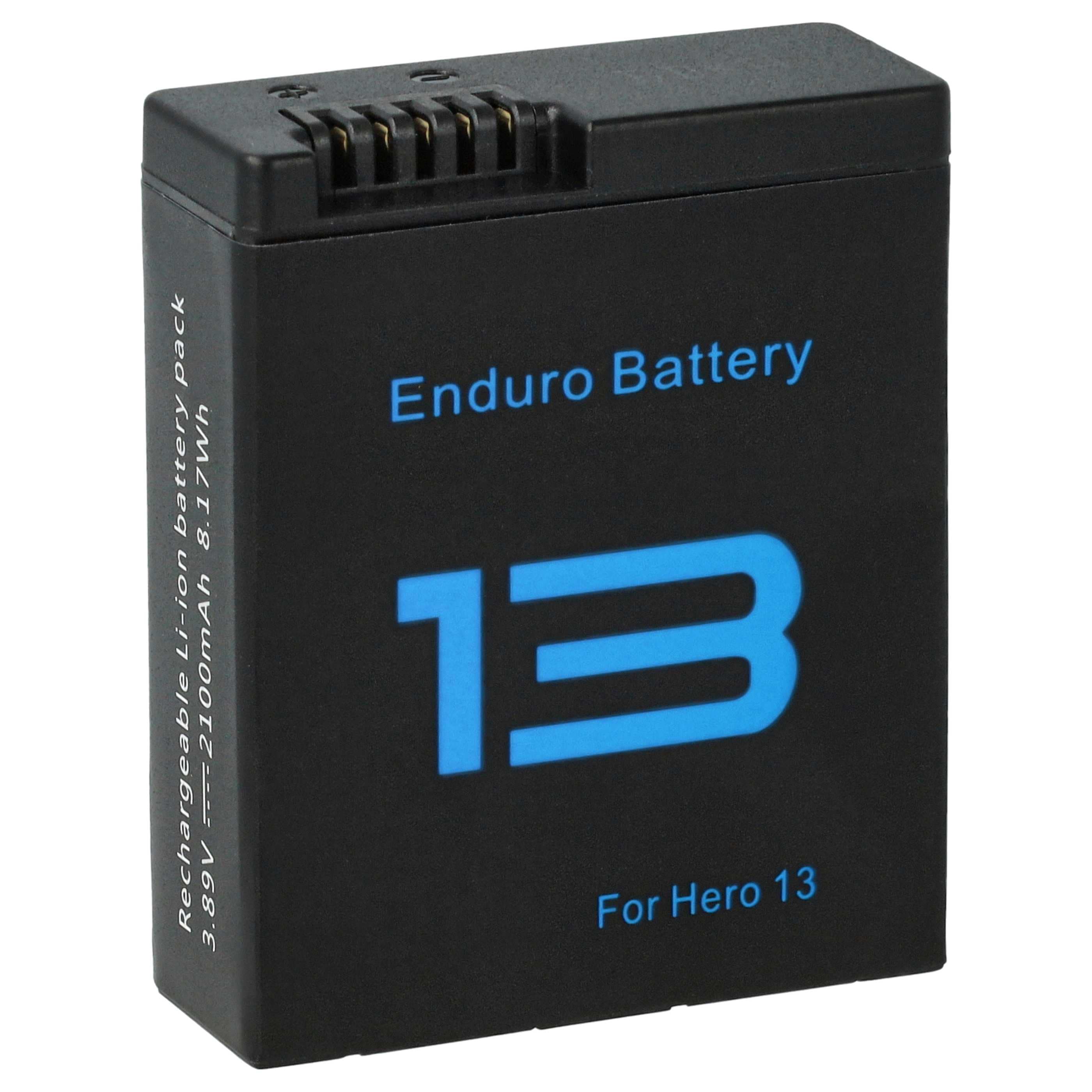 Battery replaces GoPro JH-GP13 - 2100mAh, 3.89V, Li-Ion