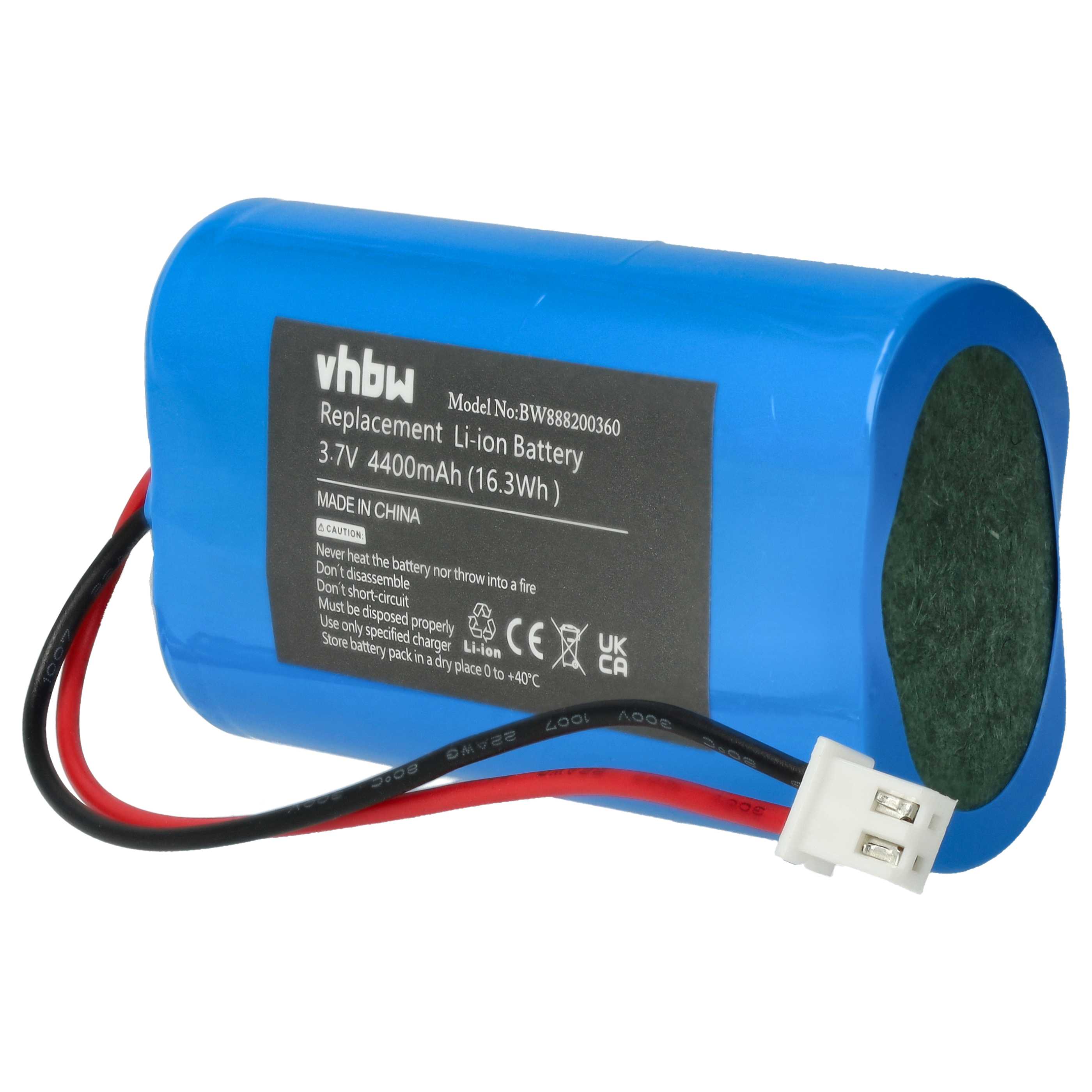 Batterie remplace Sigor 4508401 pour lampe sans fil - 4400mAh 3,7V Li-ion