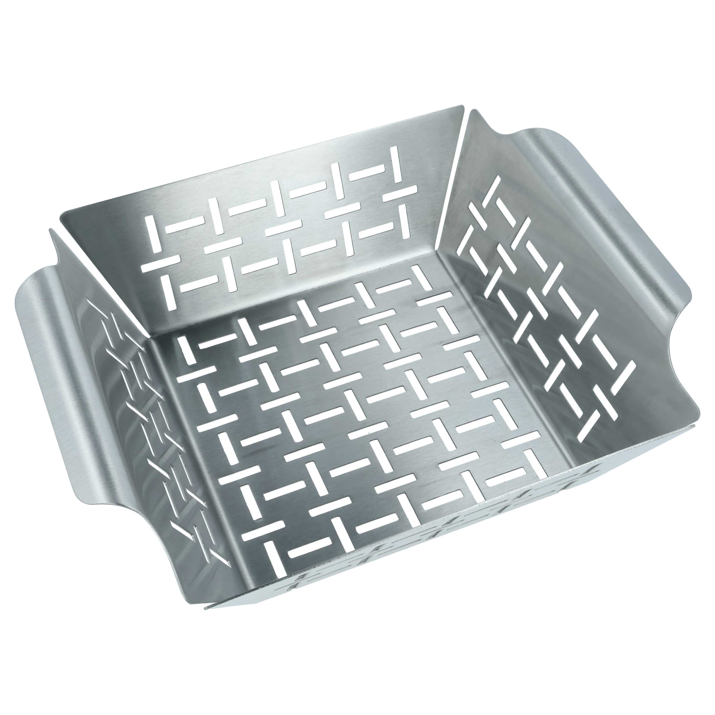 Grill Basket replaces Weber 6481 for Grill, Stainless Steel, Dishwasher safe, For vegetables, meat and fish