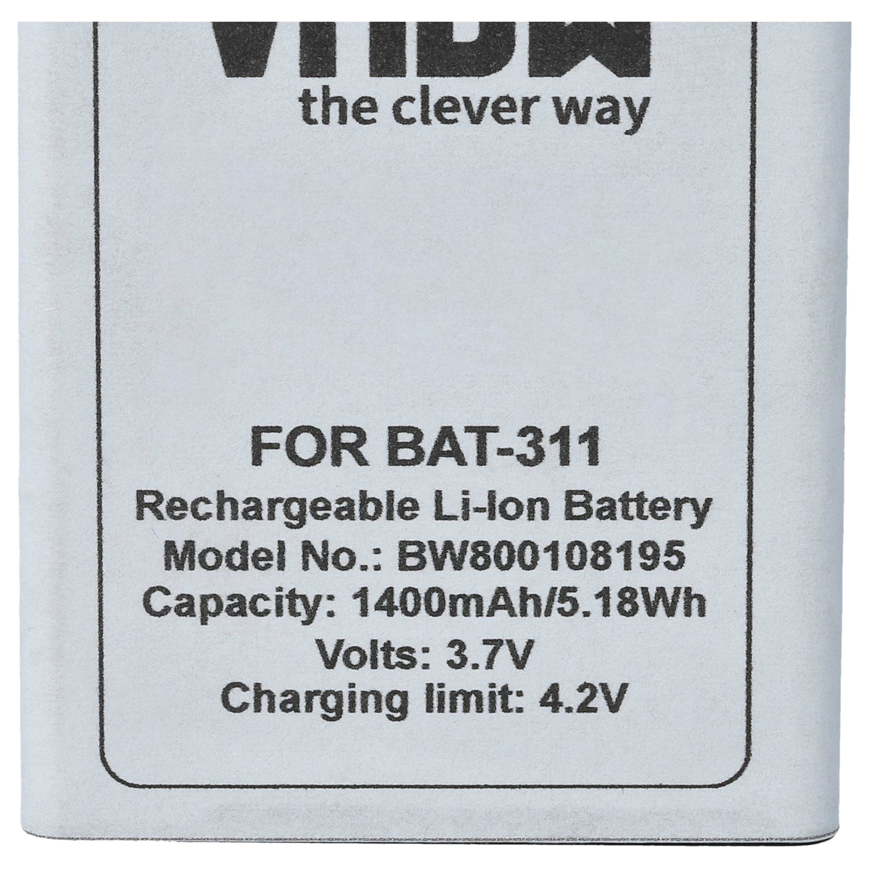 Akumulator do telefonu smartfona zamiennik Acer BAT-311, BAT-311(1ICP5/43/55) - 1400 mAh 3,7 V Li-Ion