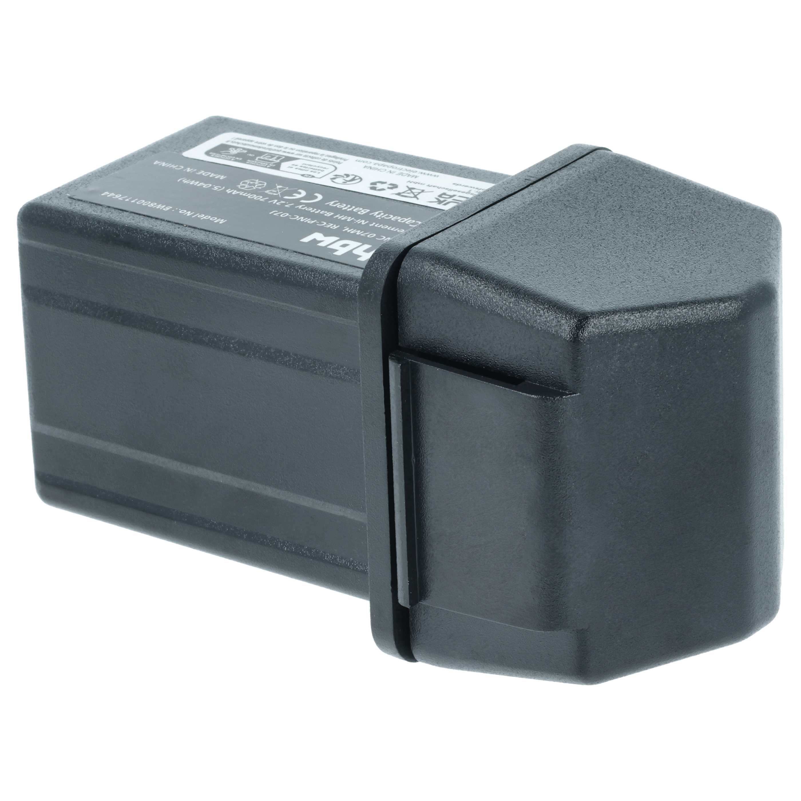 Batteria per telecomando remote controller sostituisce Elca PINC 07MH, PINC-07MH - 700mAh 7,2V NiMH