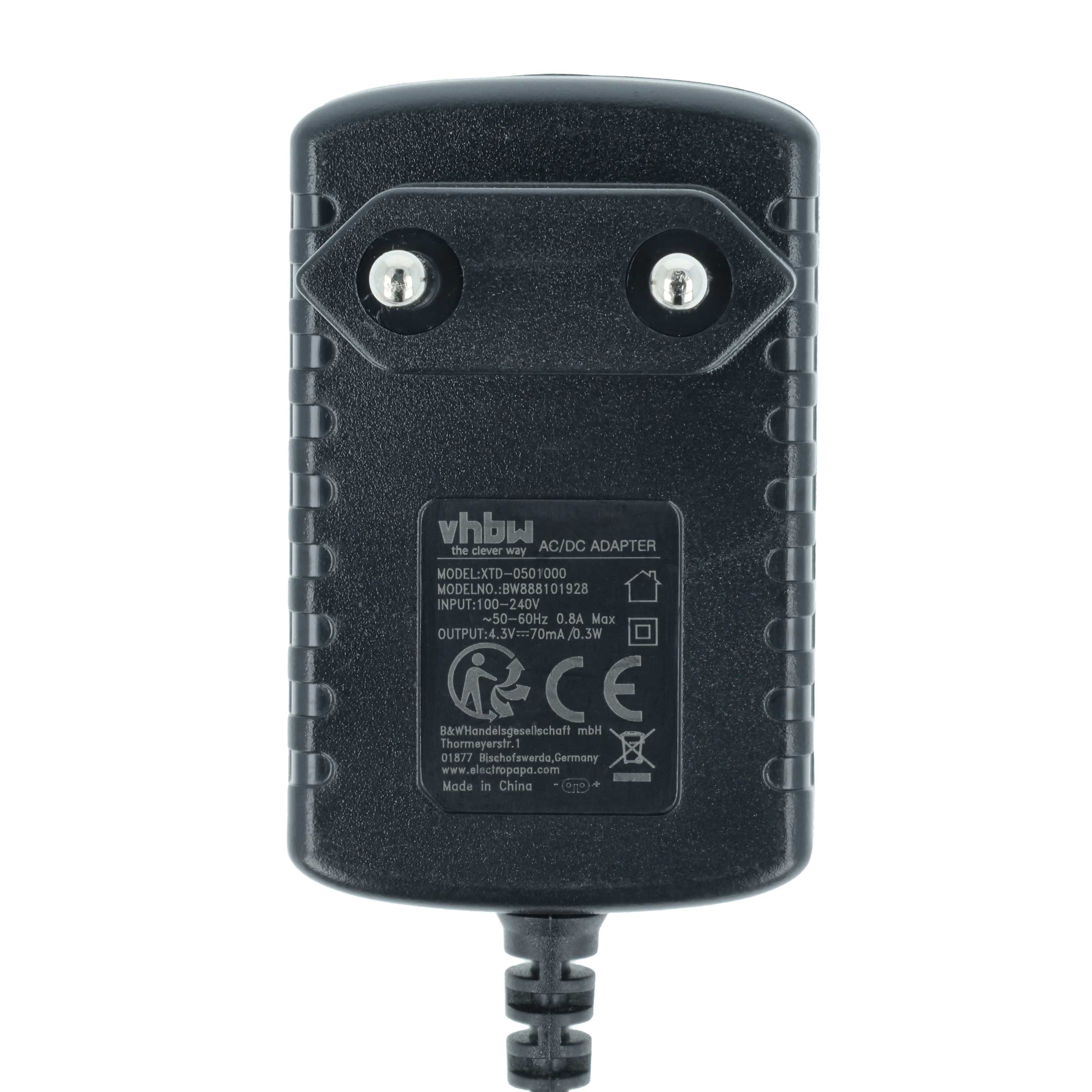 Netzteil als Ersatz für Philips A00390 Rasierer, Bartschneider - 144cm