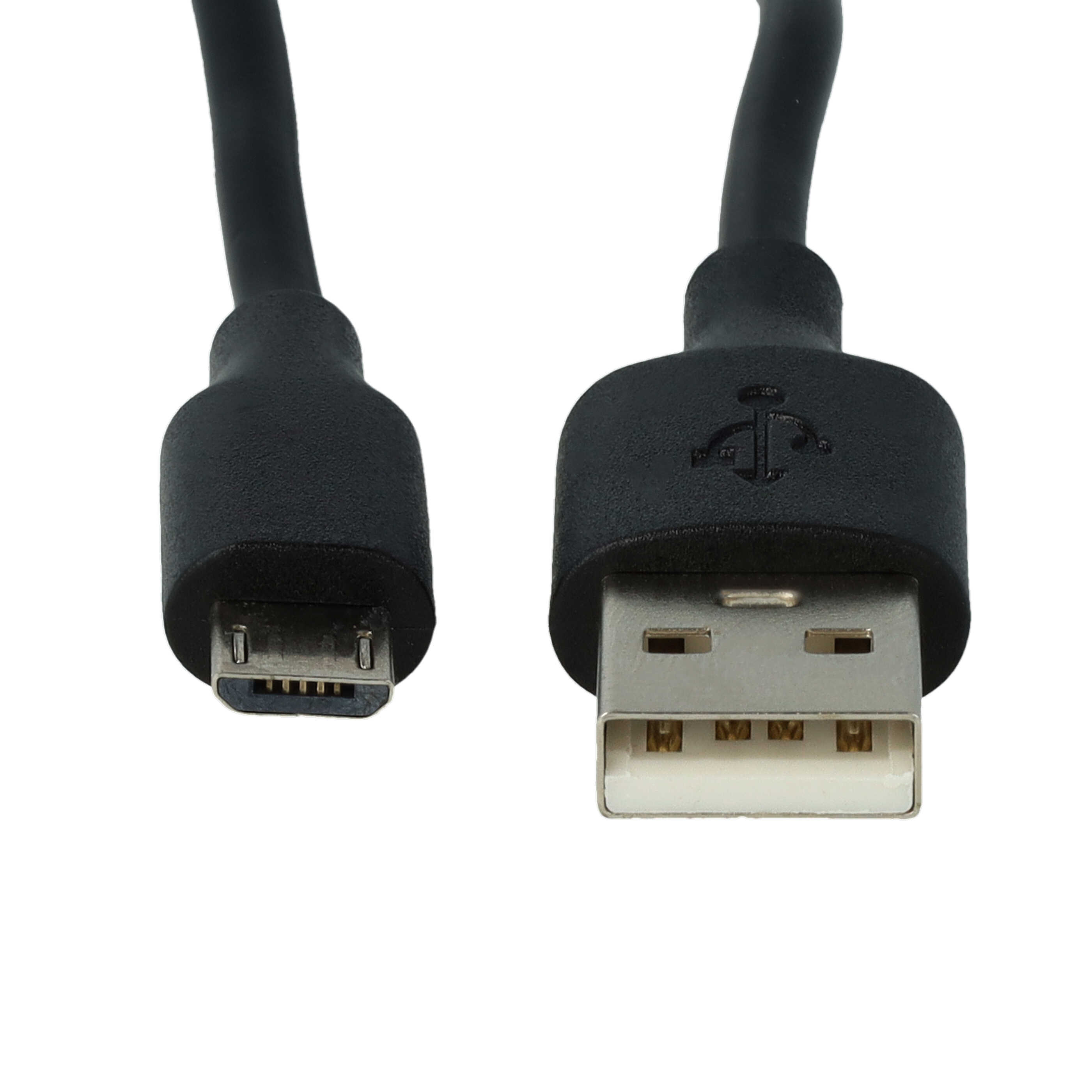 Micro USB-Ladestation passend für Samsung SHW-M410 Samsung Handy-Akku - Ladeschale + Ladekabel, 40 cm