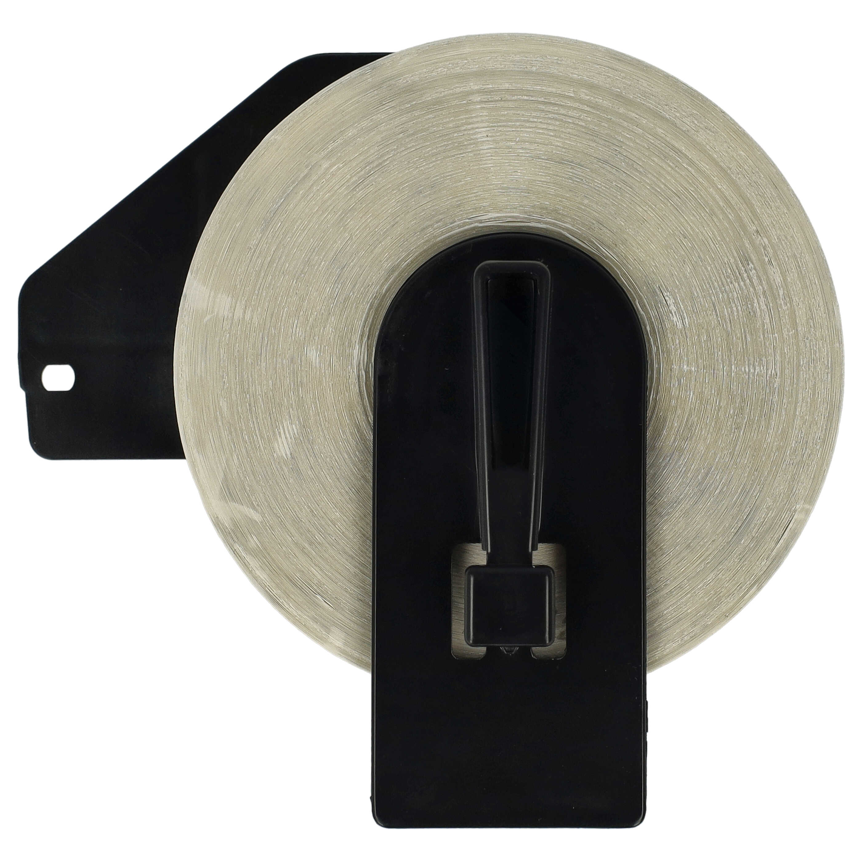 2x Label Roll replaces Brother DK-22210 Labeller - 29 mm x 30.48 m + Holder