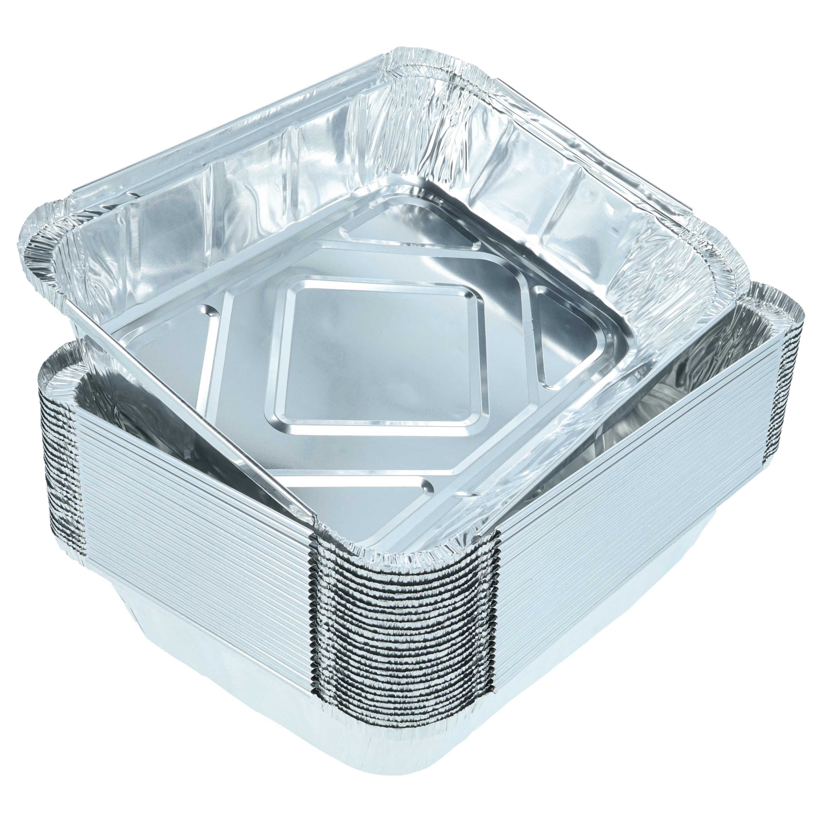 25x Grill Tray suitable for Enders, Napoleon, Rösle, Weber Gas Grills - Aluminium 22 x 15 x 4 cm
