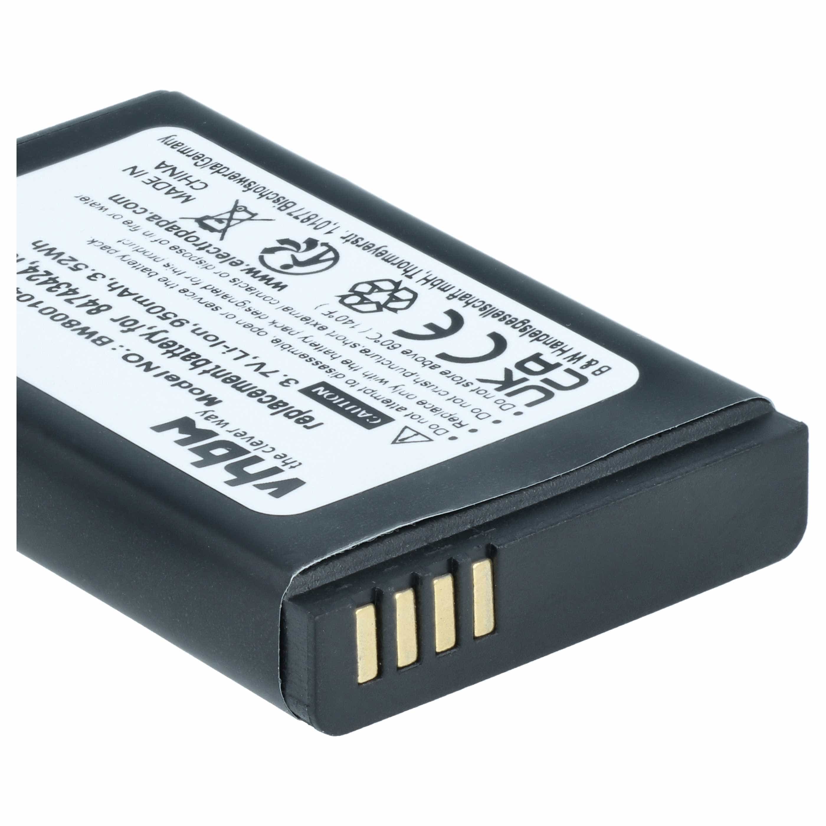 5x Batteries remplace Polycom / Spectralink 84743424, 84743428 pour téléphone Agfeo - 950mAh 3,7V Li-ion