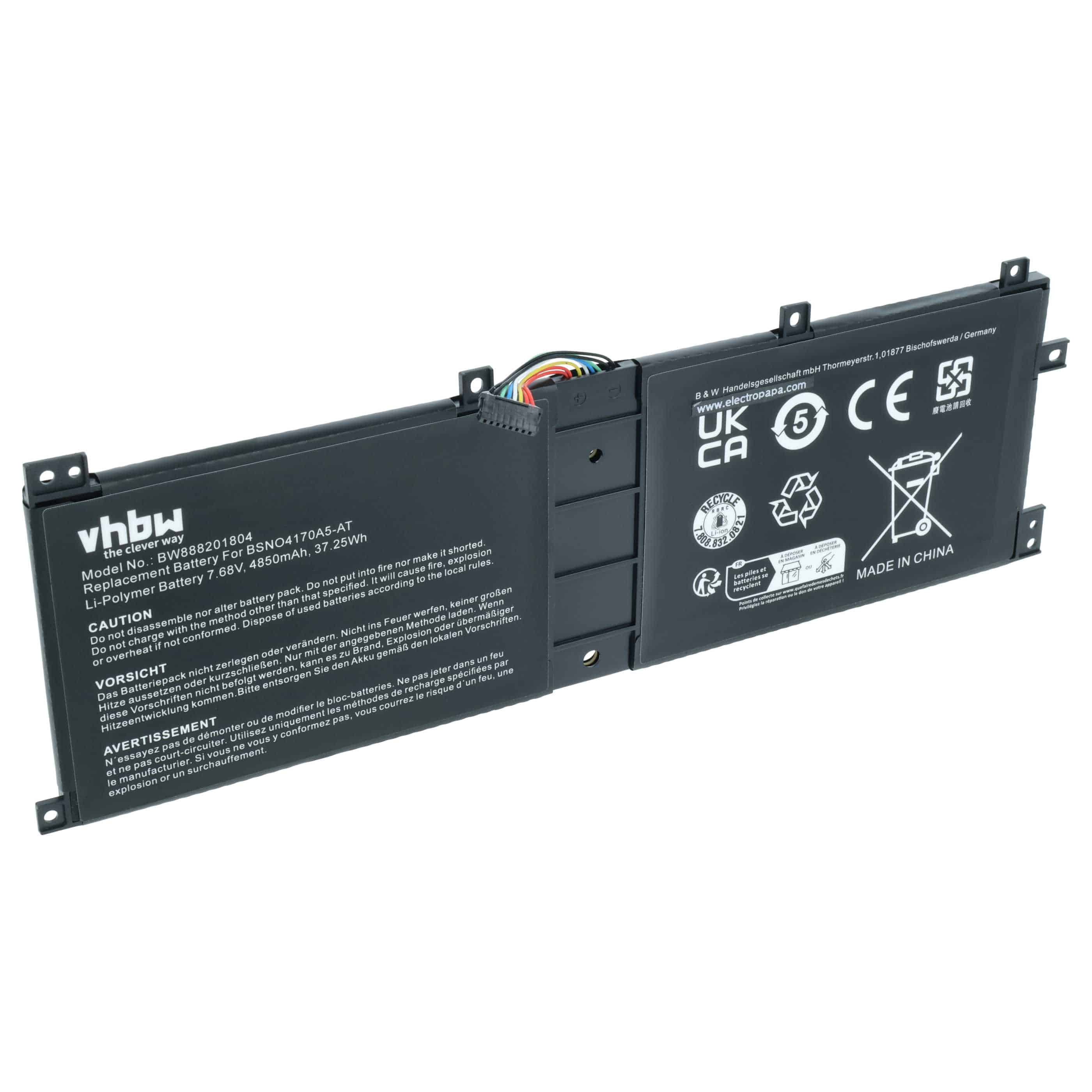 Akumulator do laptopa zamiennik Lenovo 5B10L68713, 5B10L67278, 2ICP5/70/106 - 4850 mAh 7,68 V LiPo