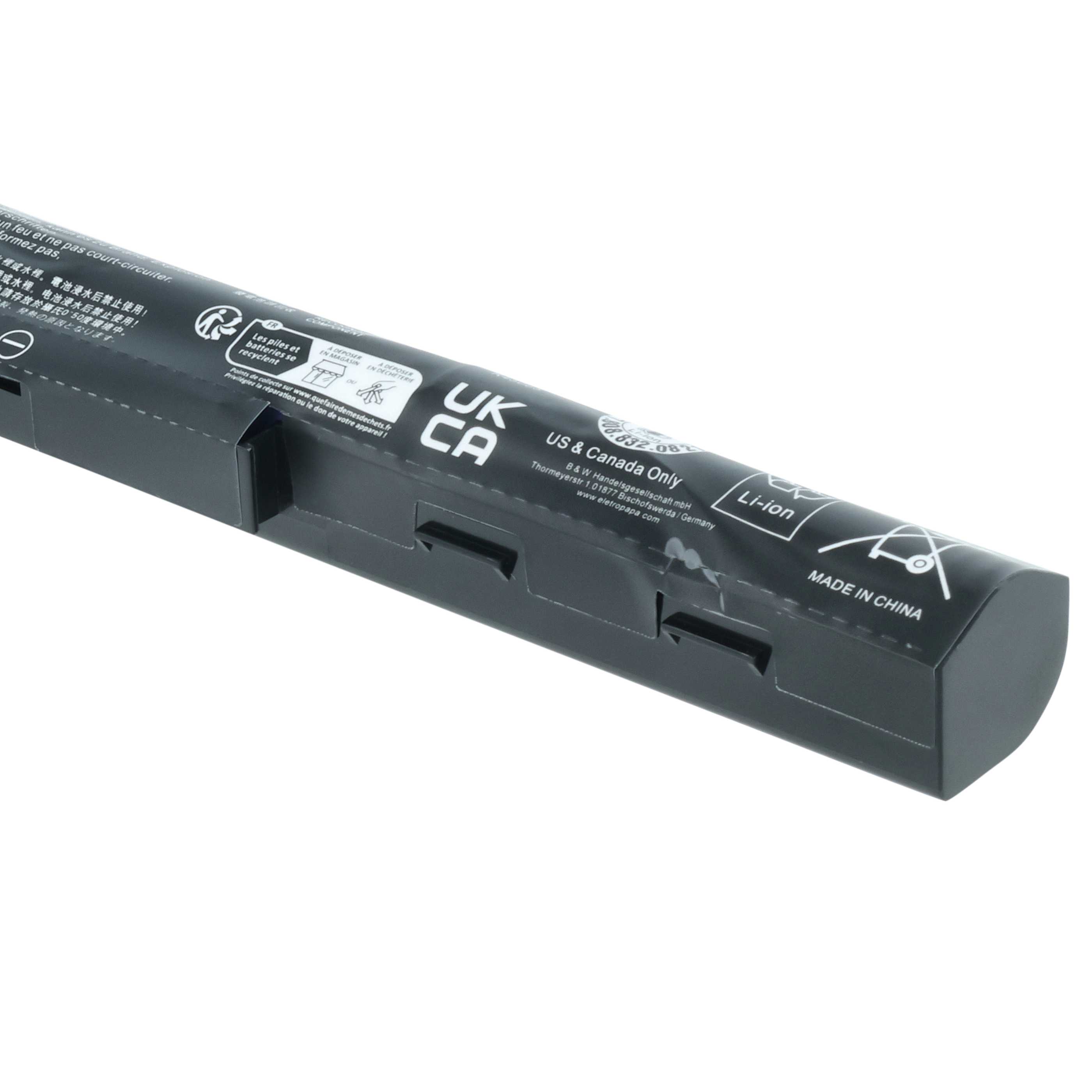 Akumulator do laptopa zamiennik Acer AS16A8K, KT.0040G.007, AS16A5K, AS16A7K - 2200 mAh 14,8 V Li-Ion, czarny