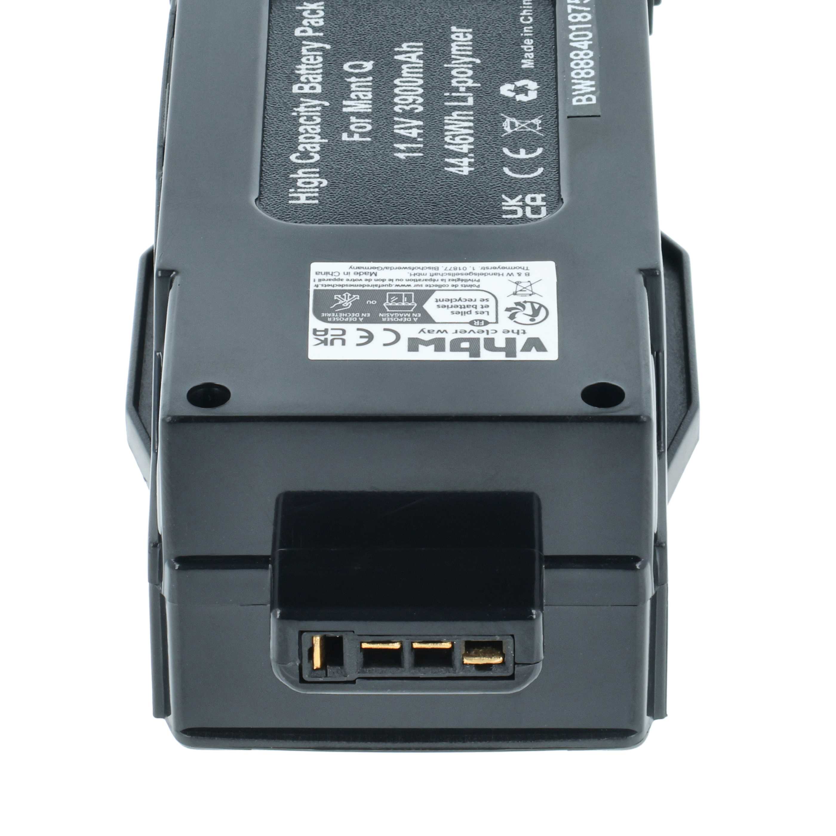 2x Batteries remplace Yuneec YUNB3S2800 pour drone Yuneec- 3900mAh 11,4V Li-polymère