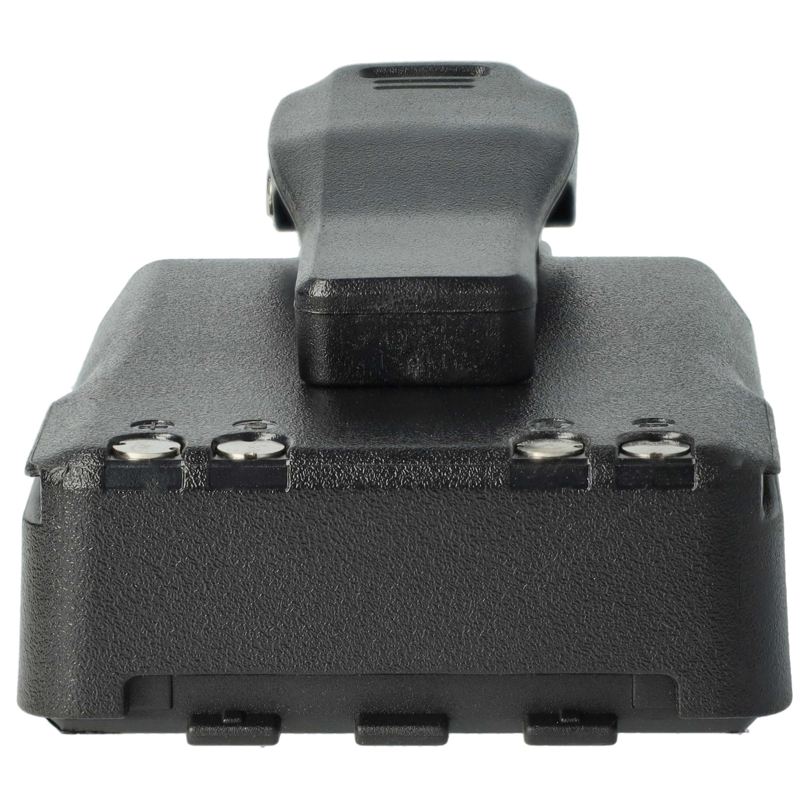 Radio 2x Battery replaces Icom BP-307 - 3300 mAh 7.4 V Li-Ion + Belt Clip