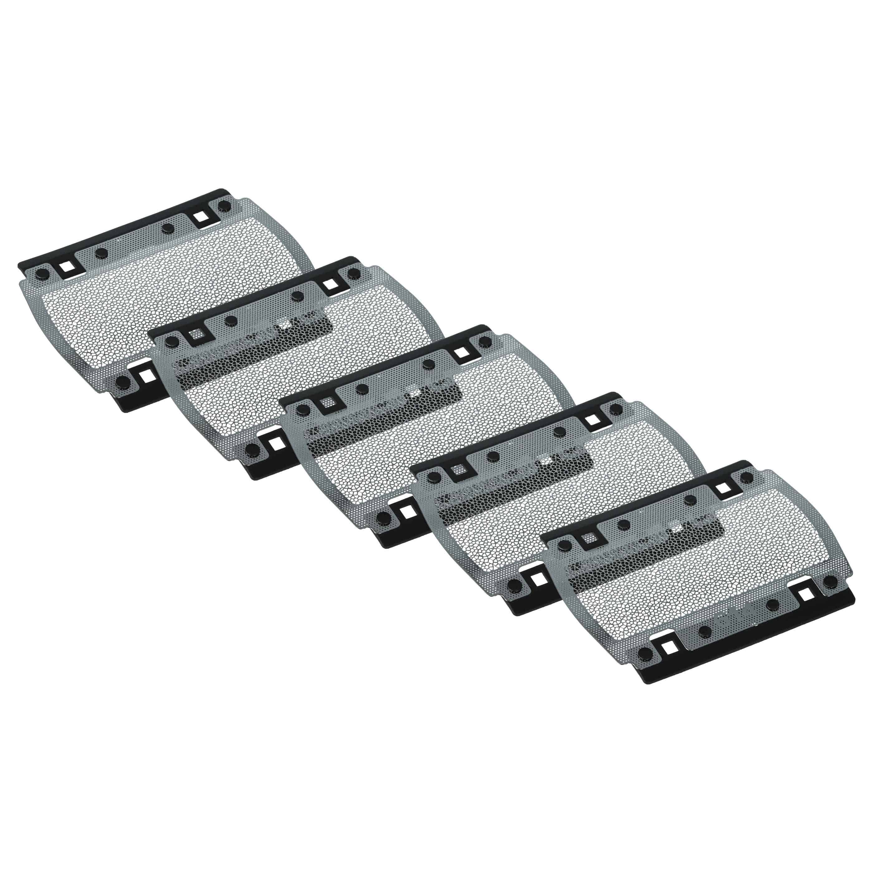 5x płytka goląca do golarki Braun zam. Braun 614, 615 - czarny / srebrny