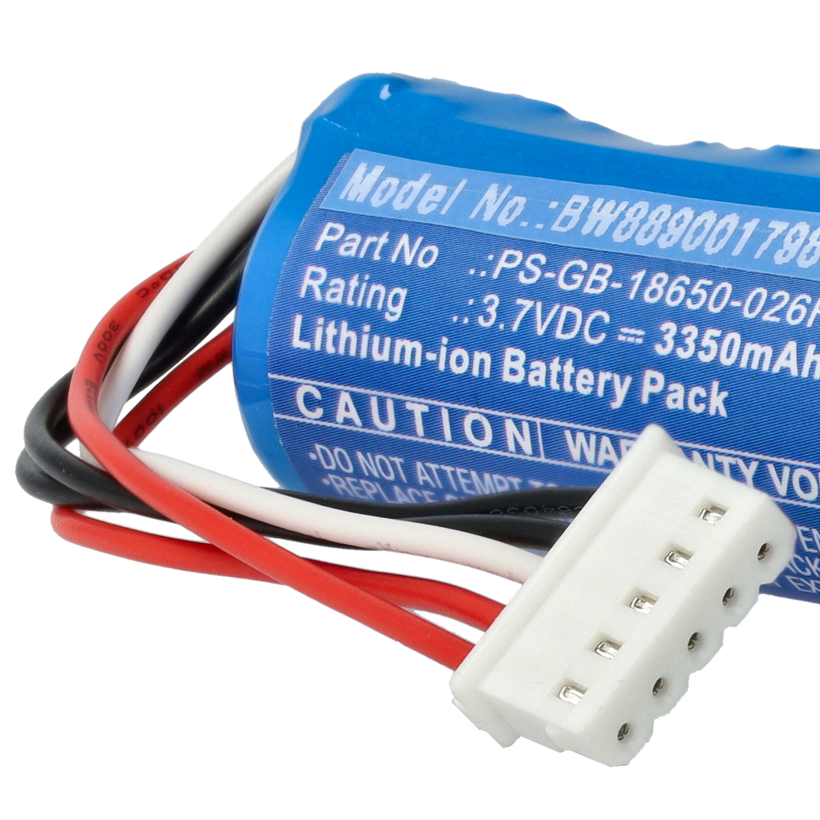 Batteria per lettore di carte di credito sostituisce SumUp PS-GB-18650-026H SumUp - 3350mAh 3,7V Li-Ion