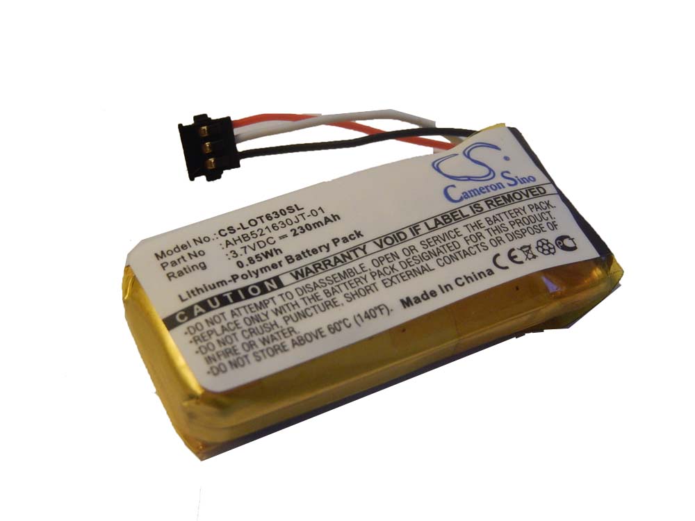 Computer Mouse Battery Replacement for Logitech 533-000071 - 230mAh 3.7V Li-Ion