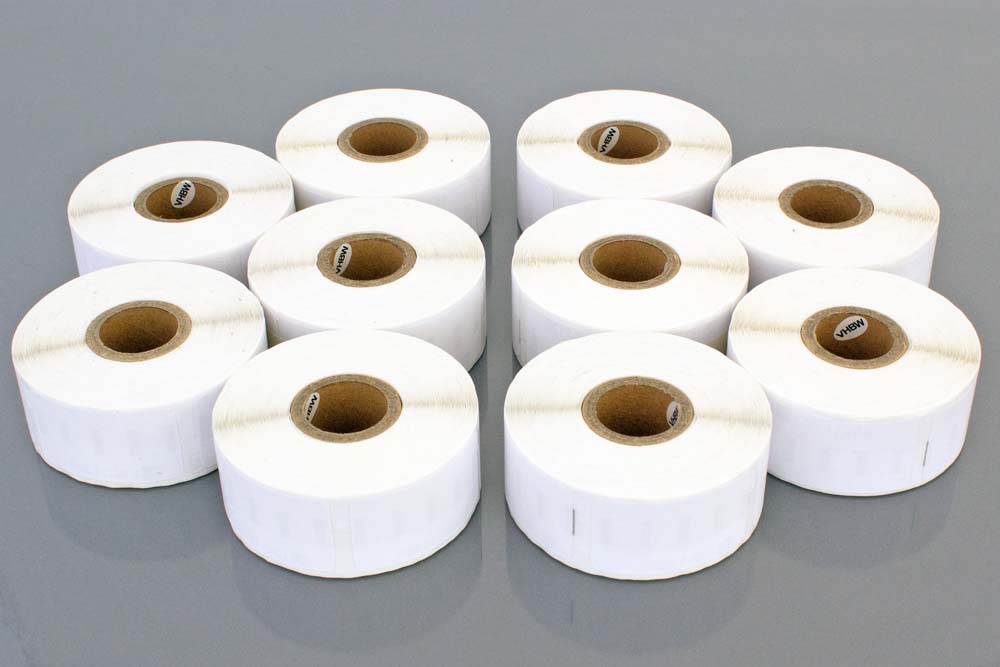 10x Labels replaces Dymo 11355 for Labeller - 19 mm x 51 mm