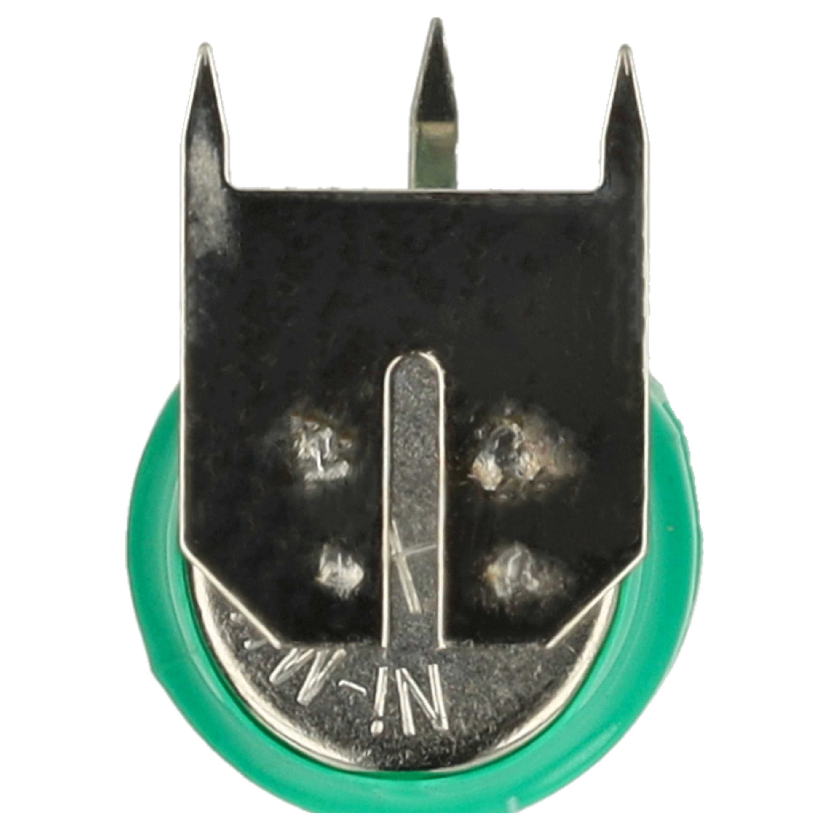 10x Button Cell Battery Type V40H 3 Pins for Model Building Solar Lamps etc. - 40 mAh 2.4 V NiMH