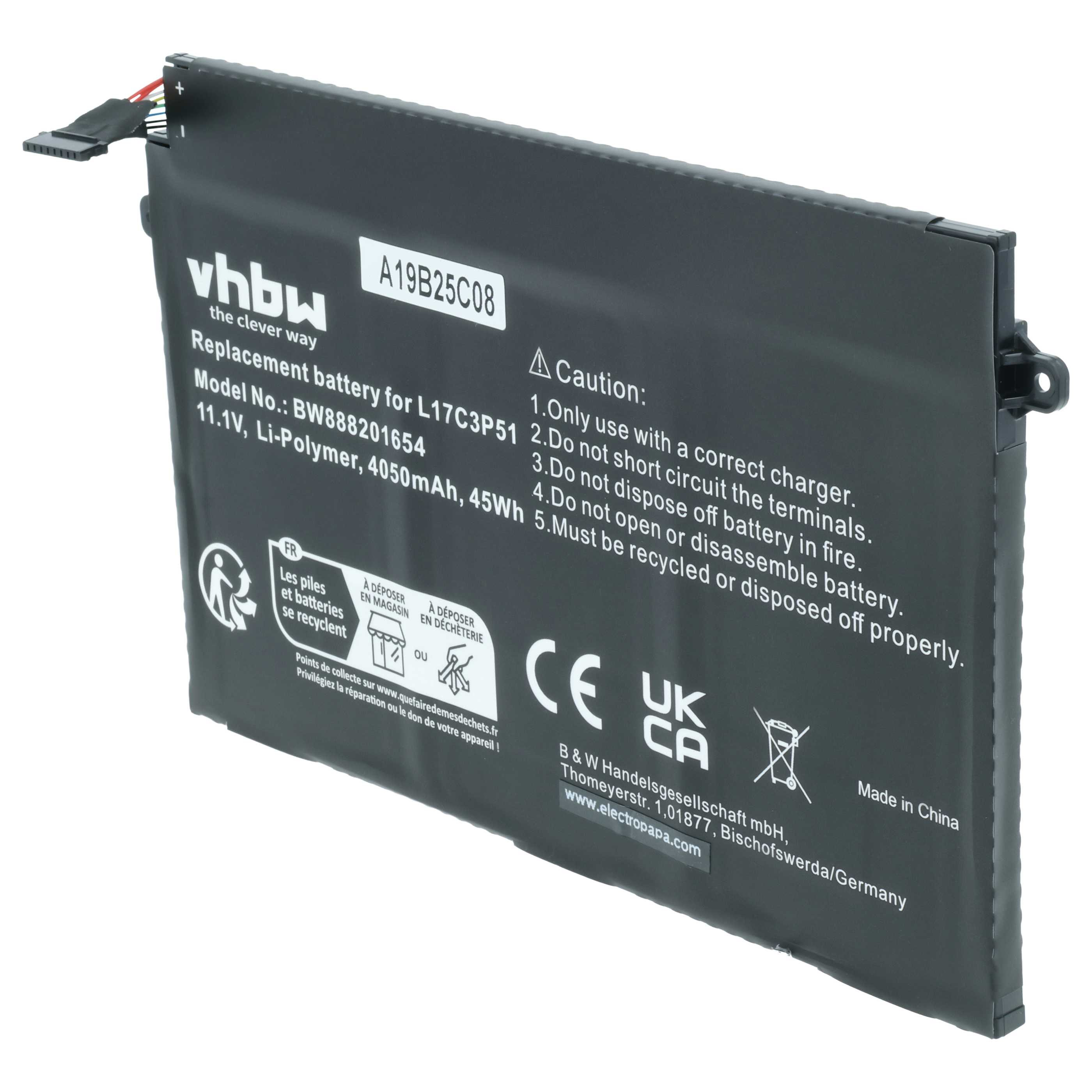 Batteria sostituisce Lenovo 01AV445, 01AV447, 01AV446, 01AV448 per notebook - 4050mAh 11,1V Li-Poly