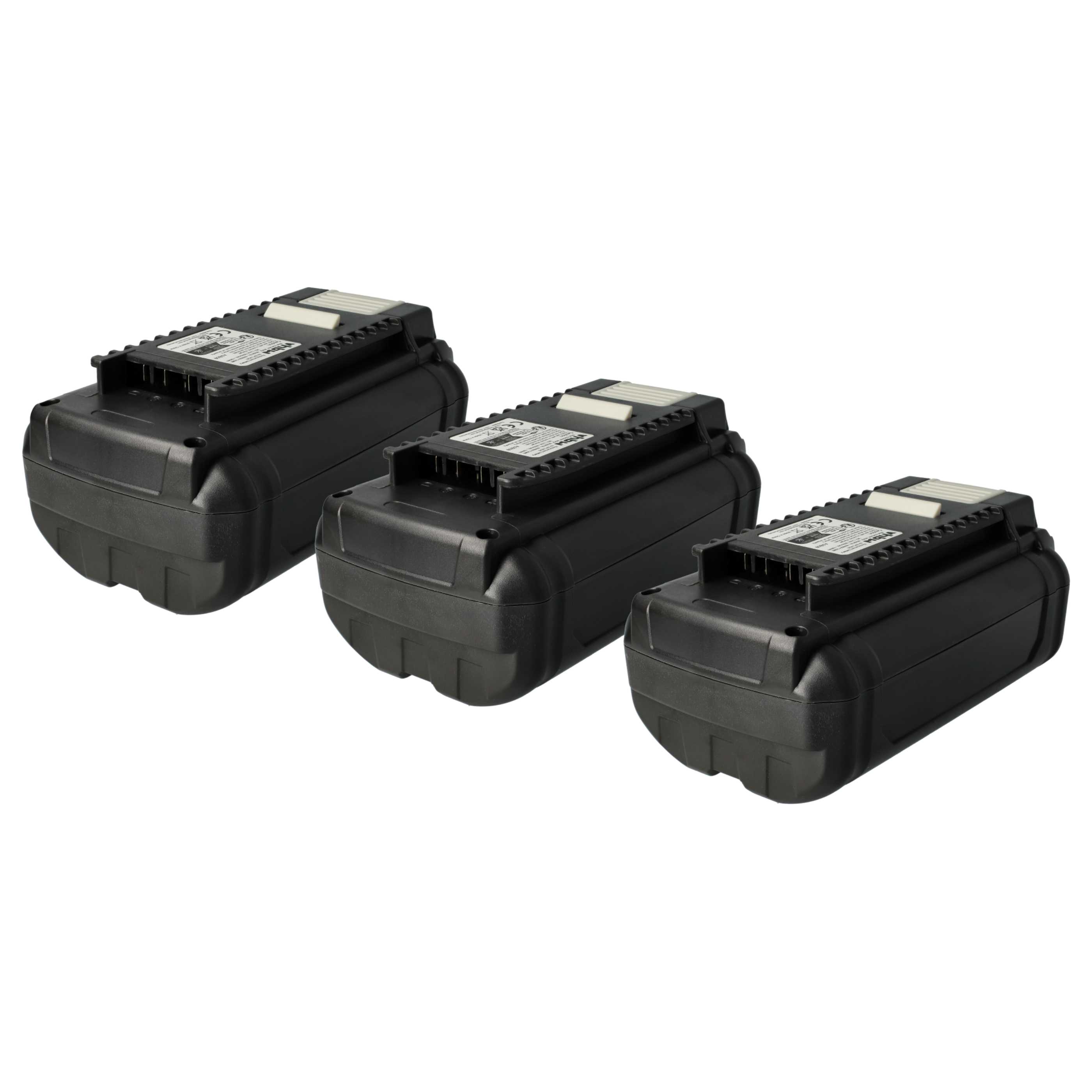 Batteries (3x pièces) remplace Ryobi BPL3626, 5133002166 pour outil électrique - 3000 mAh, 36 V, Li-ion