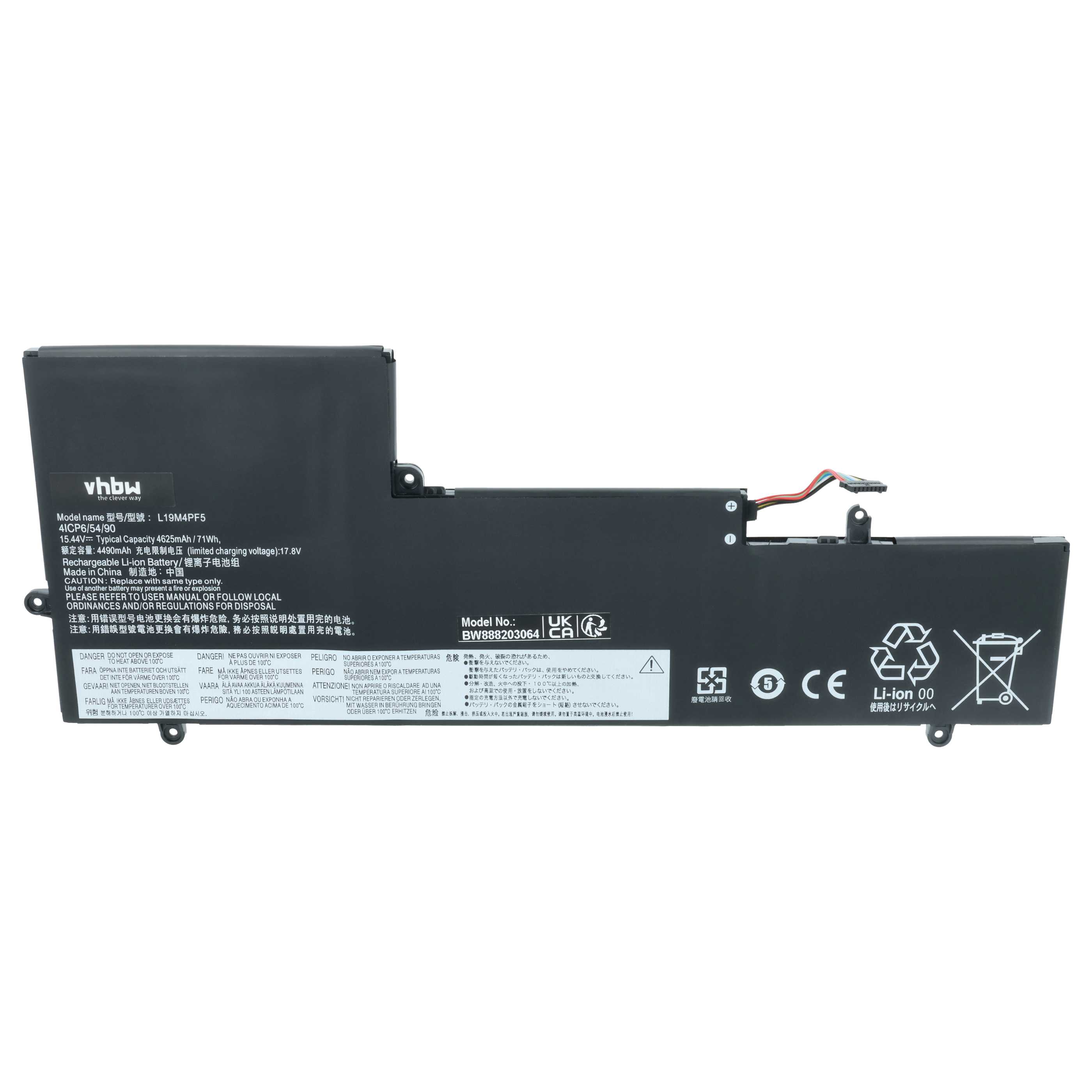 Akumulator do laptopa zamiennik Lenovo L19M4PF5, L19C4PF5, 5B10W65281, 5B10W65278 - 4500 mAh 15,44 V LiPo