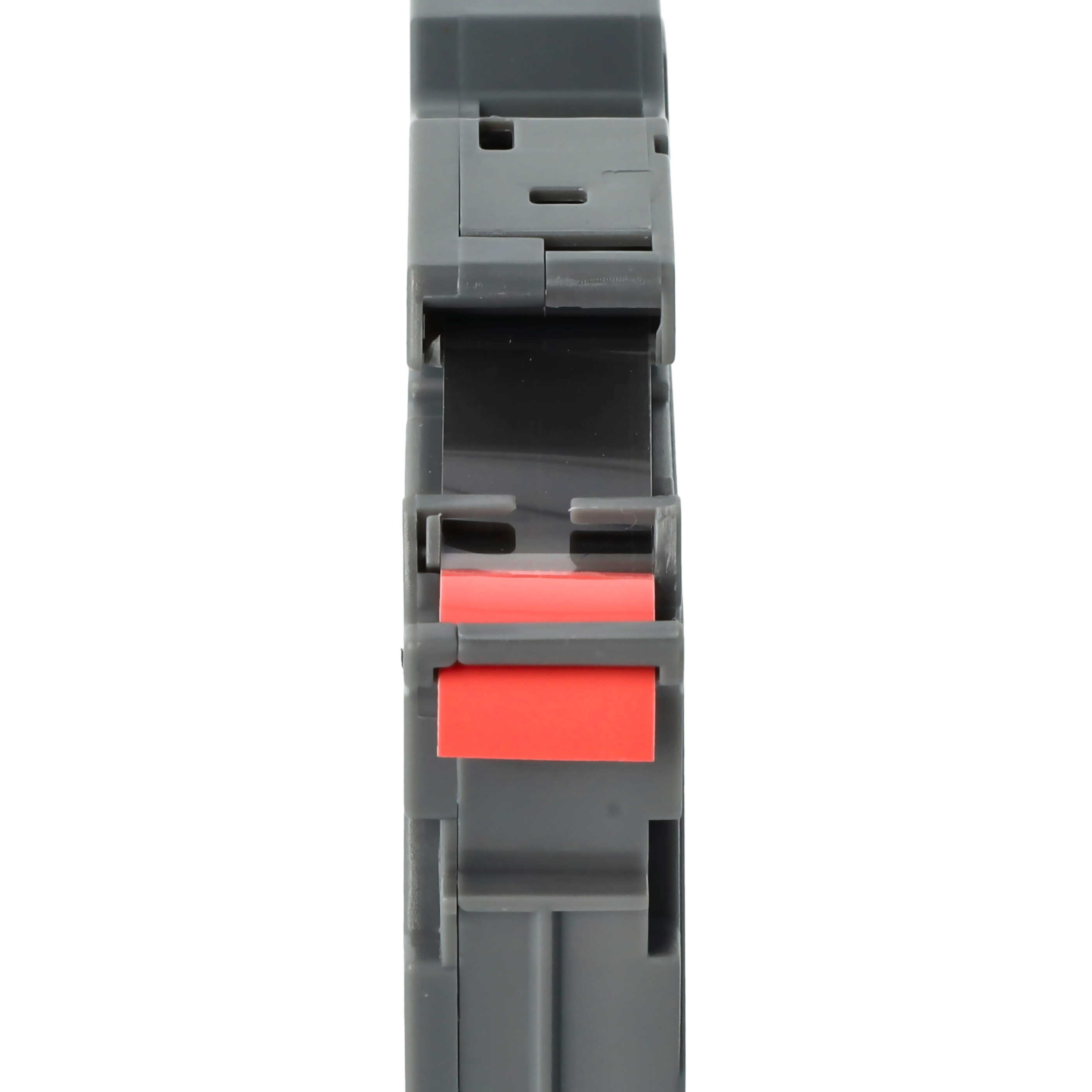 Cassetta nastro sostituisce Brother TZ-431, TZE-431 per etichettatrice Brother 12mm nero su rosso