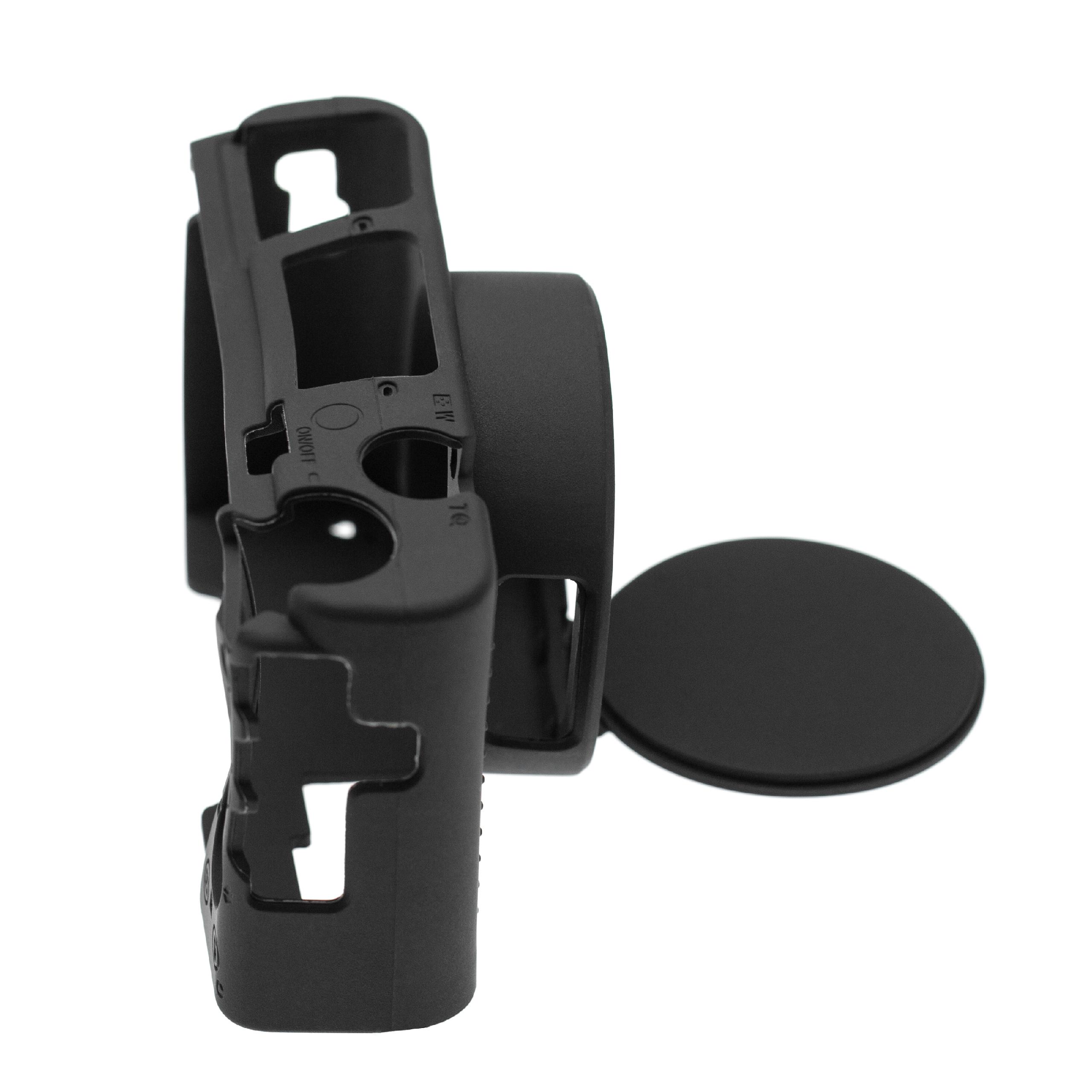 Custodia protettiva per Sony Cybershot DSC-RX100M7 fotocamera - silicone nero, con protezione extra