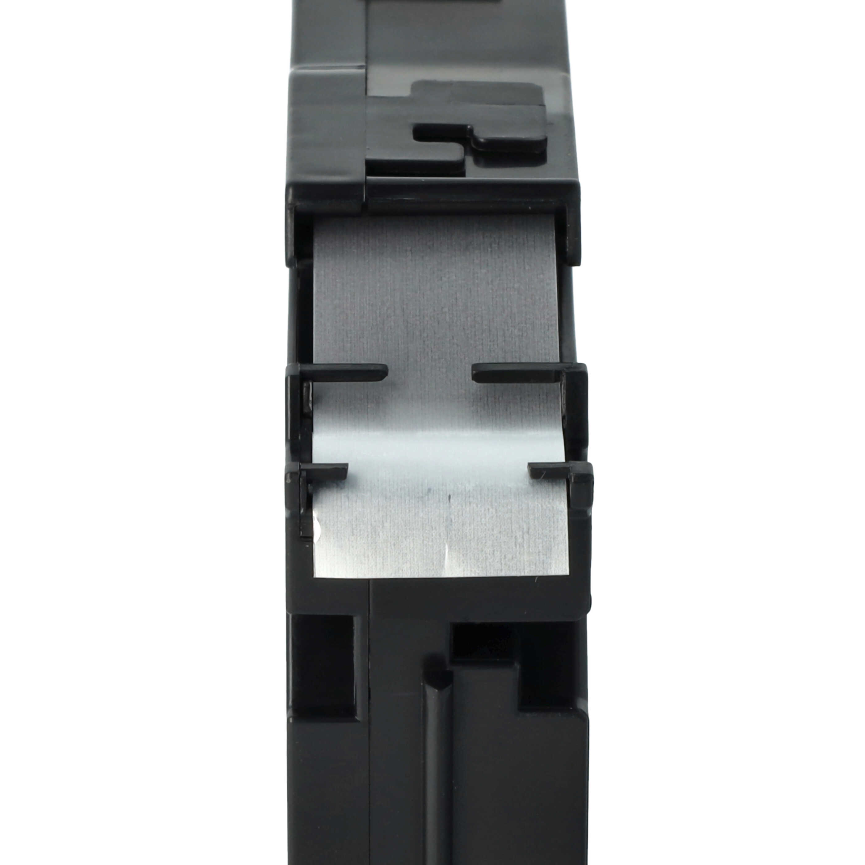 Label Tape as Replacement for Brother TZ-M941, TZE-M94 - 18 mm Black to Matt-Silver