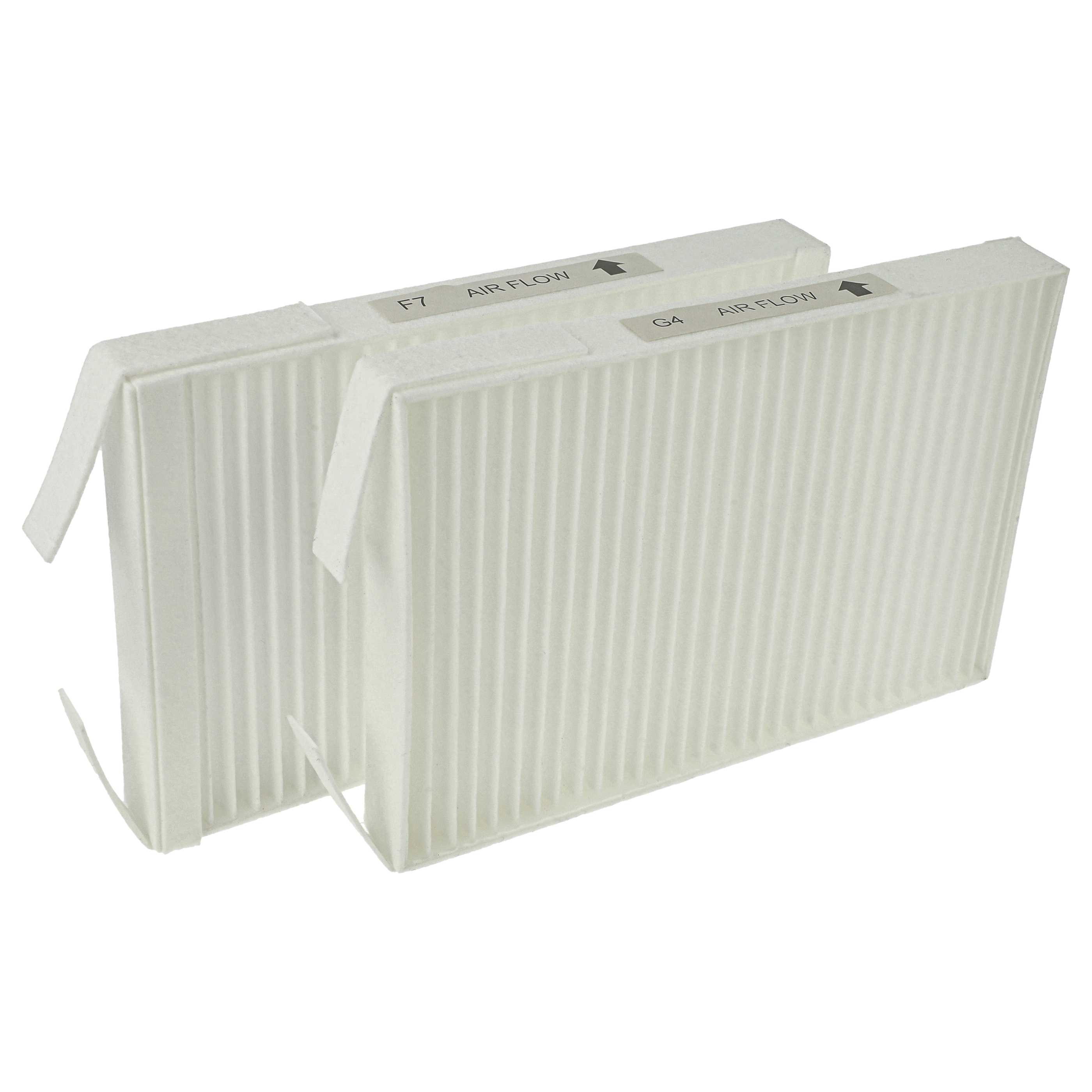 Set da 2x filtro sostituisce Wernig 527005400 per ventilatore - 18 x 12 x 4 cm