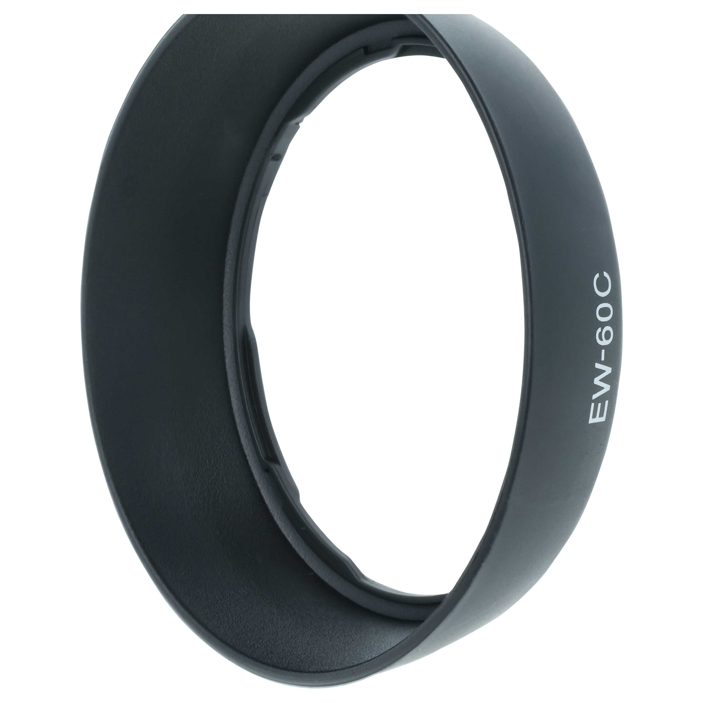 Lens Hood replaces Canon EW-60C for Canon Lens with 58 mm Diameter, plastic, black