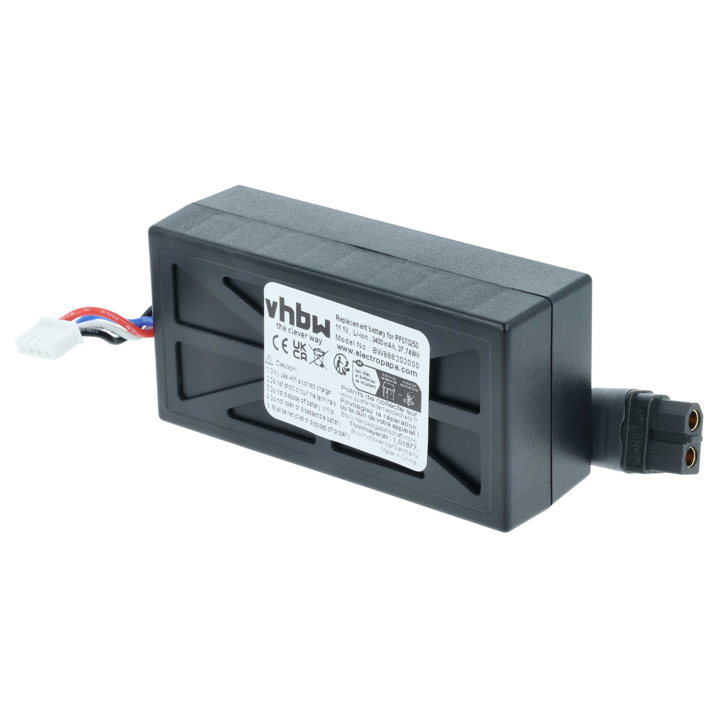 Batterie remplace Parrot PF070250 pour drone Parrot- 3400mAh 11,1V Li-polymère