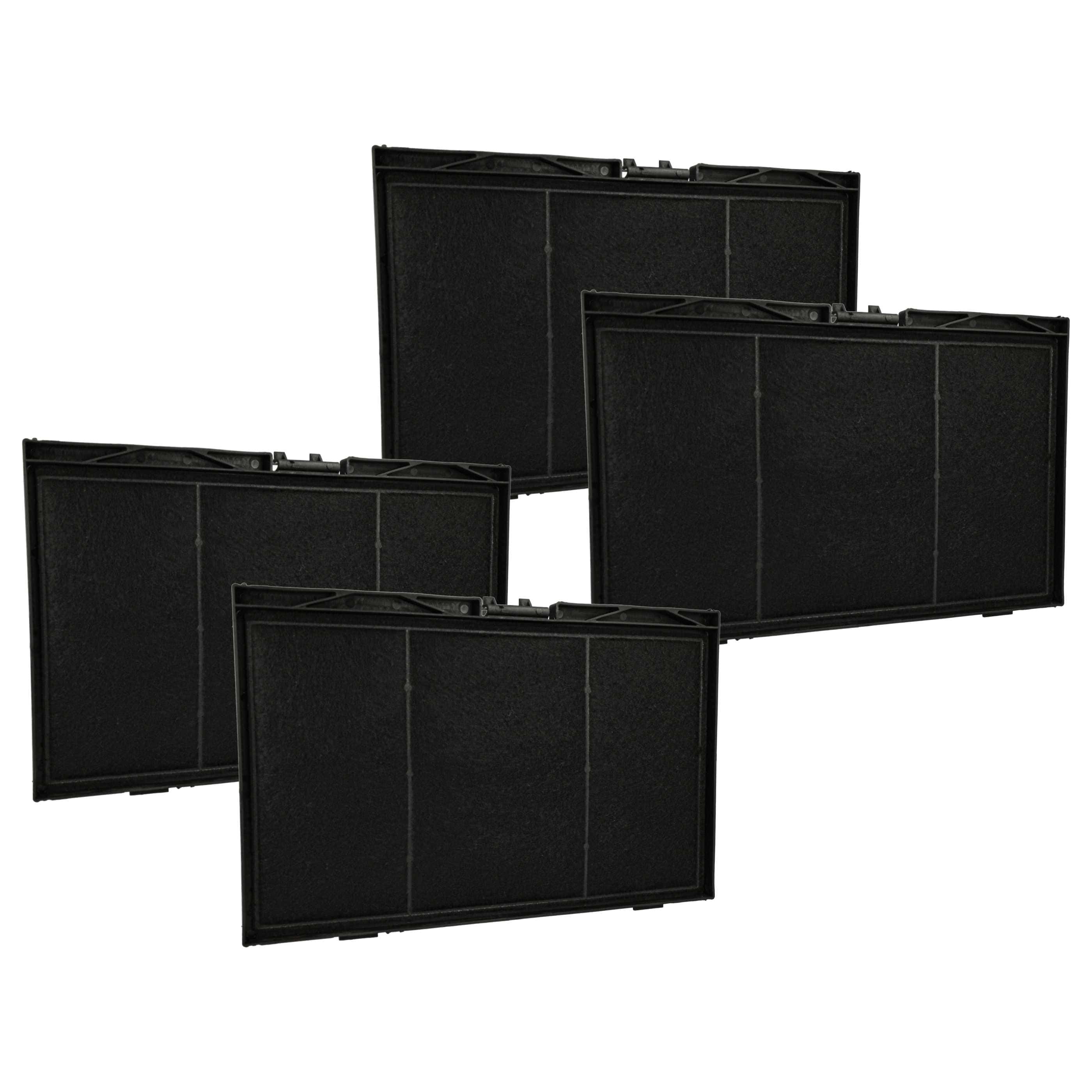 4x Filtres à charbon actif remplace BLAUPUNKT 5Z 51ITB1X4, 11008080, 11025805, 8720094252971 pour hotte Bosch