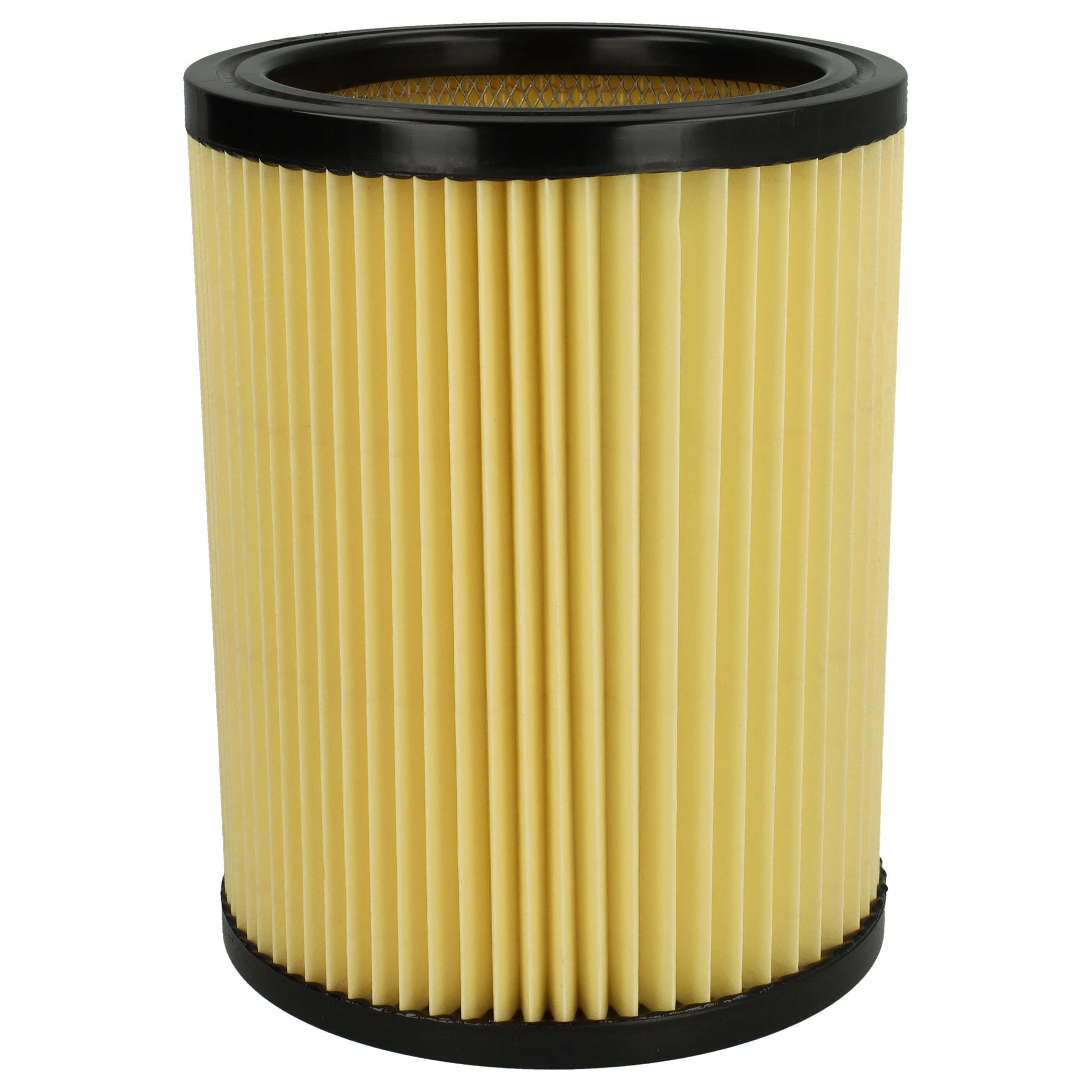 Filtro reemplaza Hikoki Hitachi 750435, 710060 para aspiradora Hikoki Hitachi filtro plisado, negro / amarillo