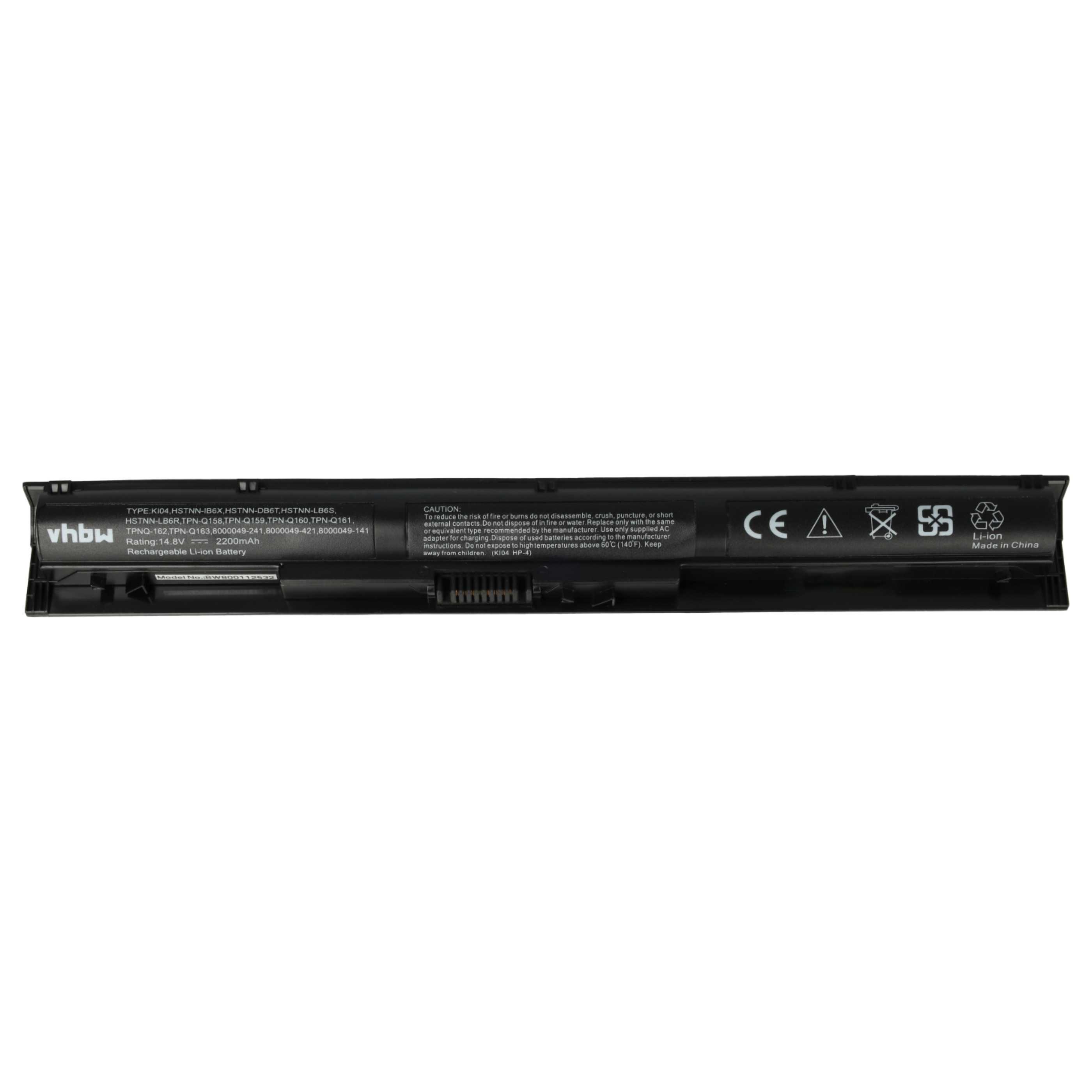 Akumulator do laptopa zamiennik HP 8000049-241, 8000049-421, 800009-141 - 2200 mAh 14,8 V Li-Ion, czarny