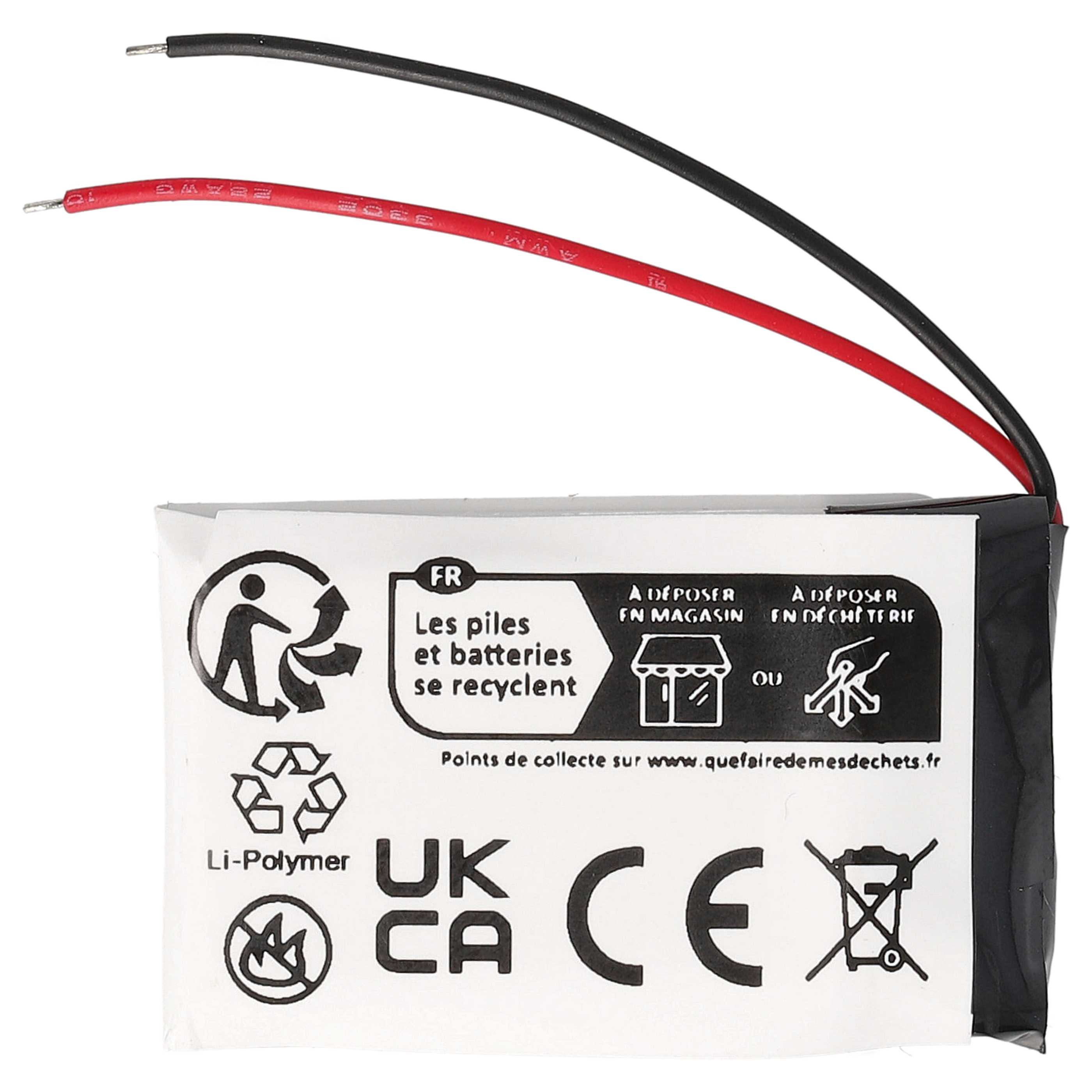 Akumulator do słuchawek bezprzewodowych zamiennik AHB5-2229PS - 250 mAh 3,7 V LiPo
