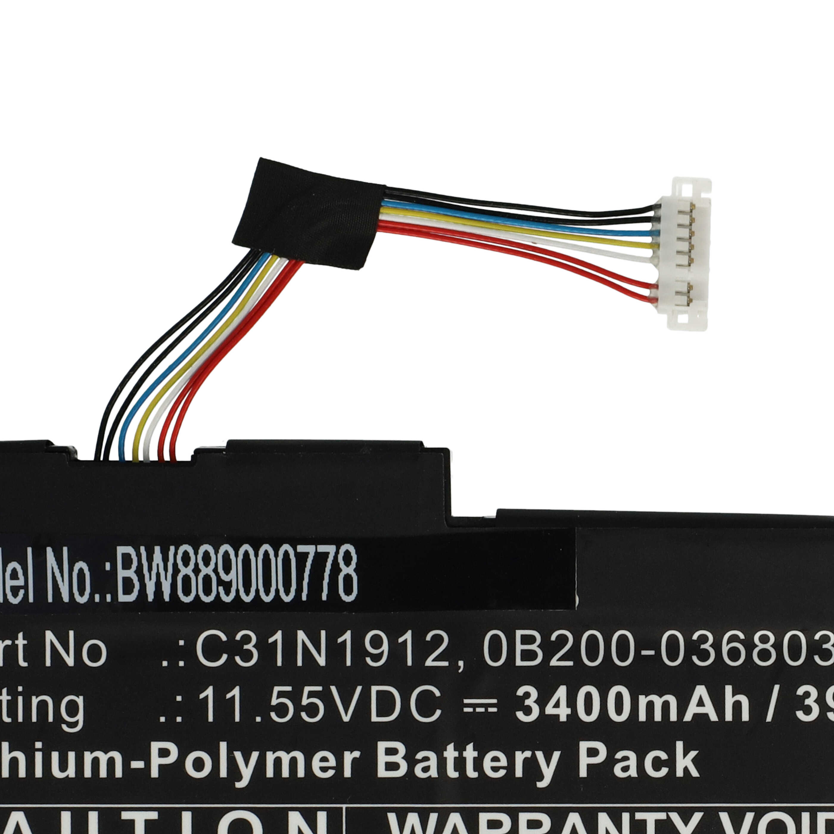 Akumulator do laptopa zamiennik Asus 0B200-03680300, C31N1912 - 3400 mAh 11,55 V LiPo